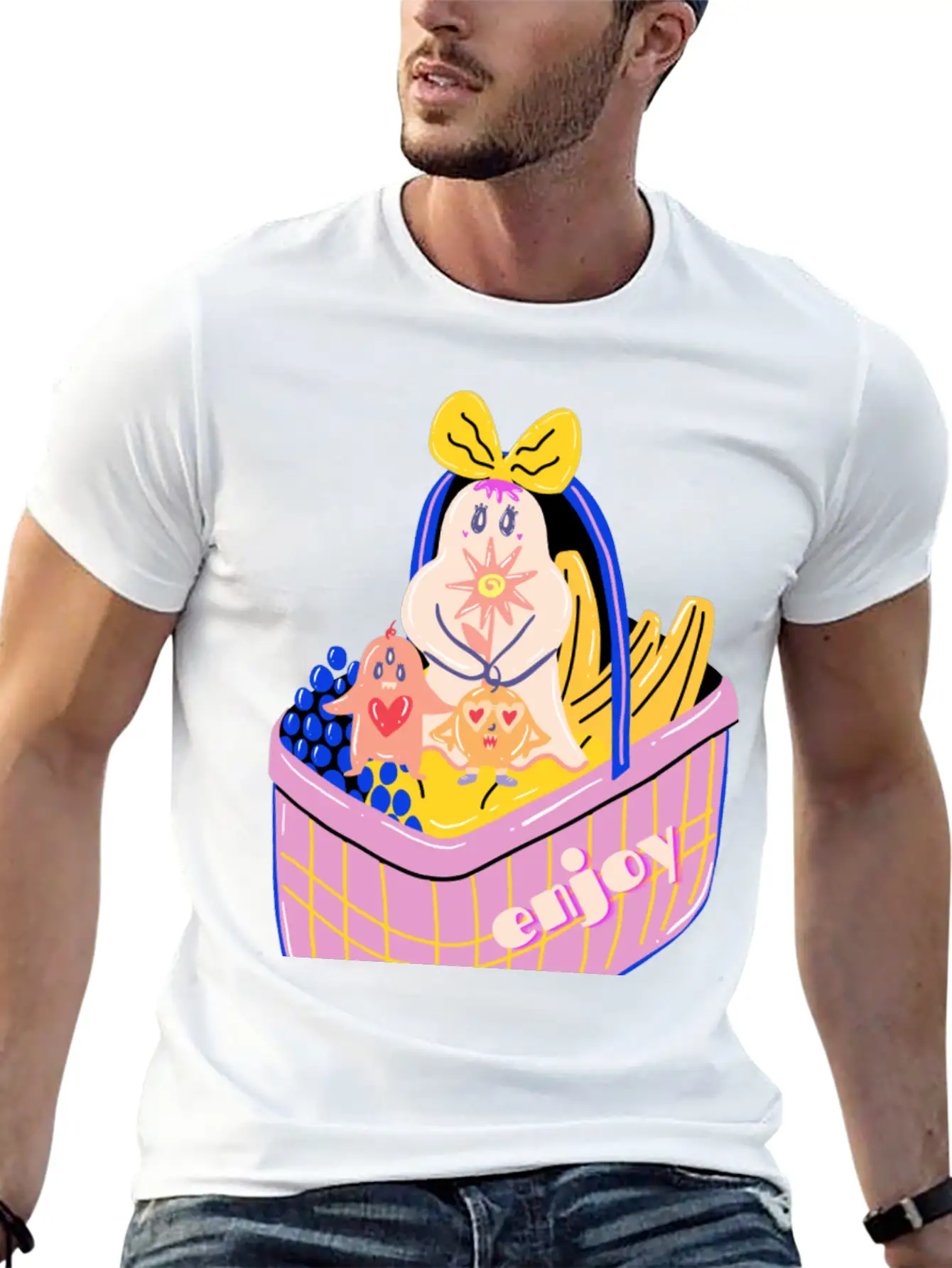Enjoy Day Unisex Casual T-Shirt – Clean Design For Daily Comfort