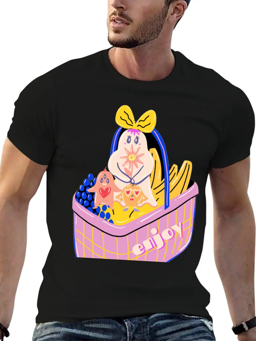 Enjoy Day Unisex Casual T-Shirt – Clean Design For Daily Comfort