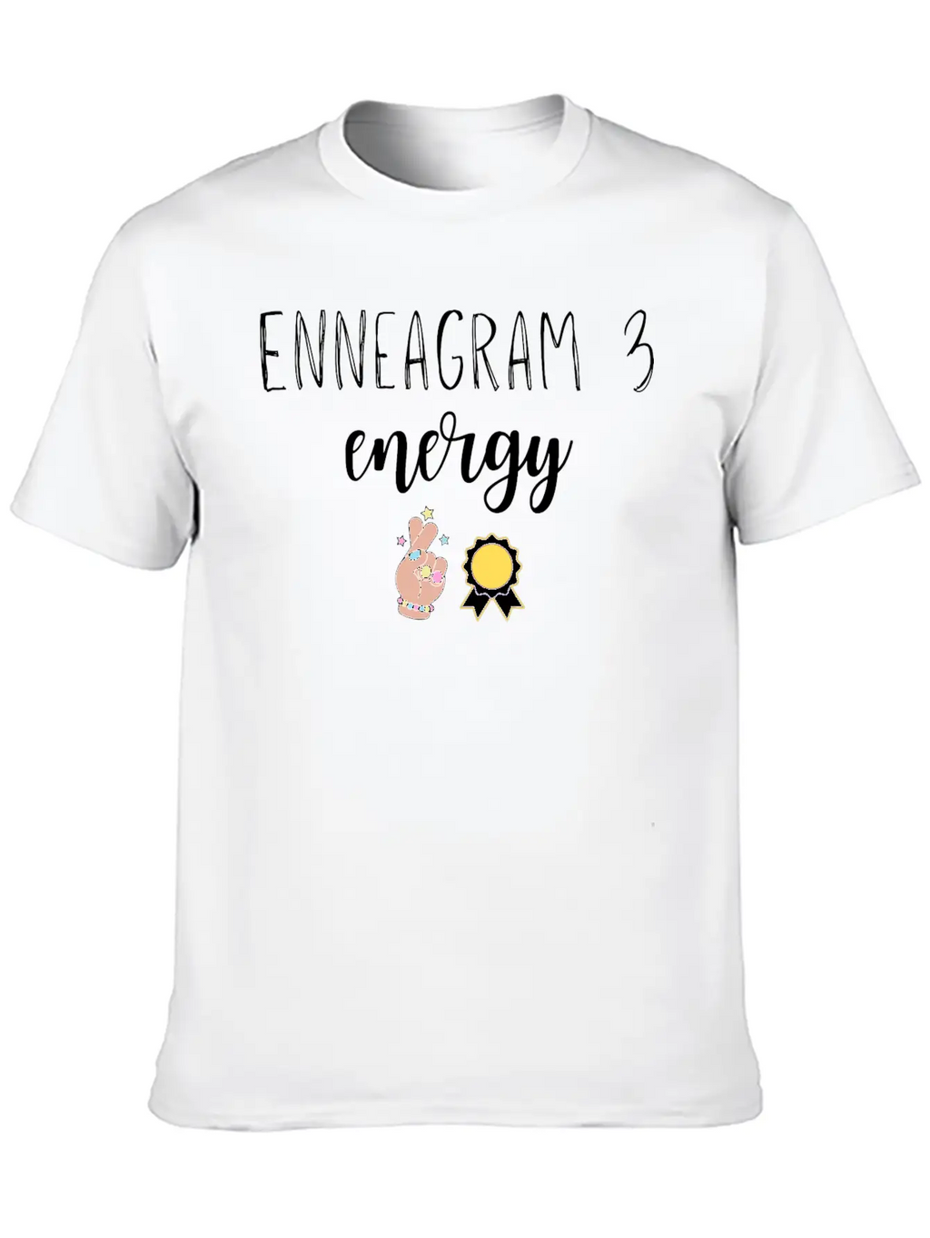 Enneagram Type 3 Three The Achiever Unisex Casual T-Shirt – Clean Design For Daily Comfort