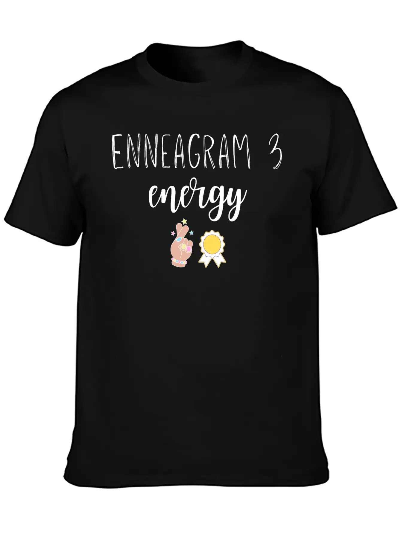 Enneagram Type 3 Three The Achiever Unisex Casual T-Shirt – Clean Design For Daily Comfort
