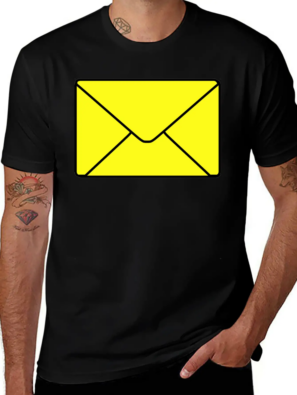 Envelope Casual Graphic T-Shirt – Simple And Comfortable Daily Wear