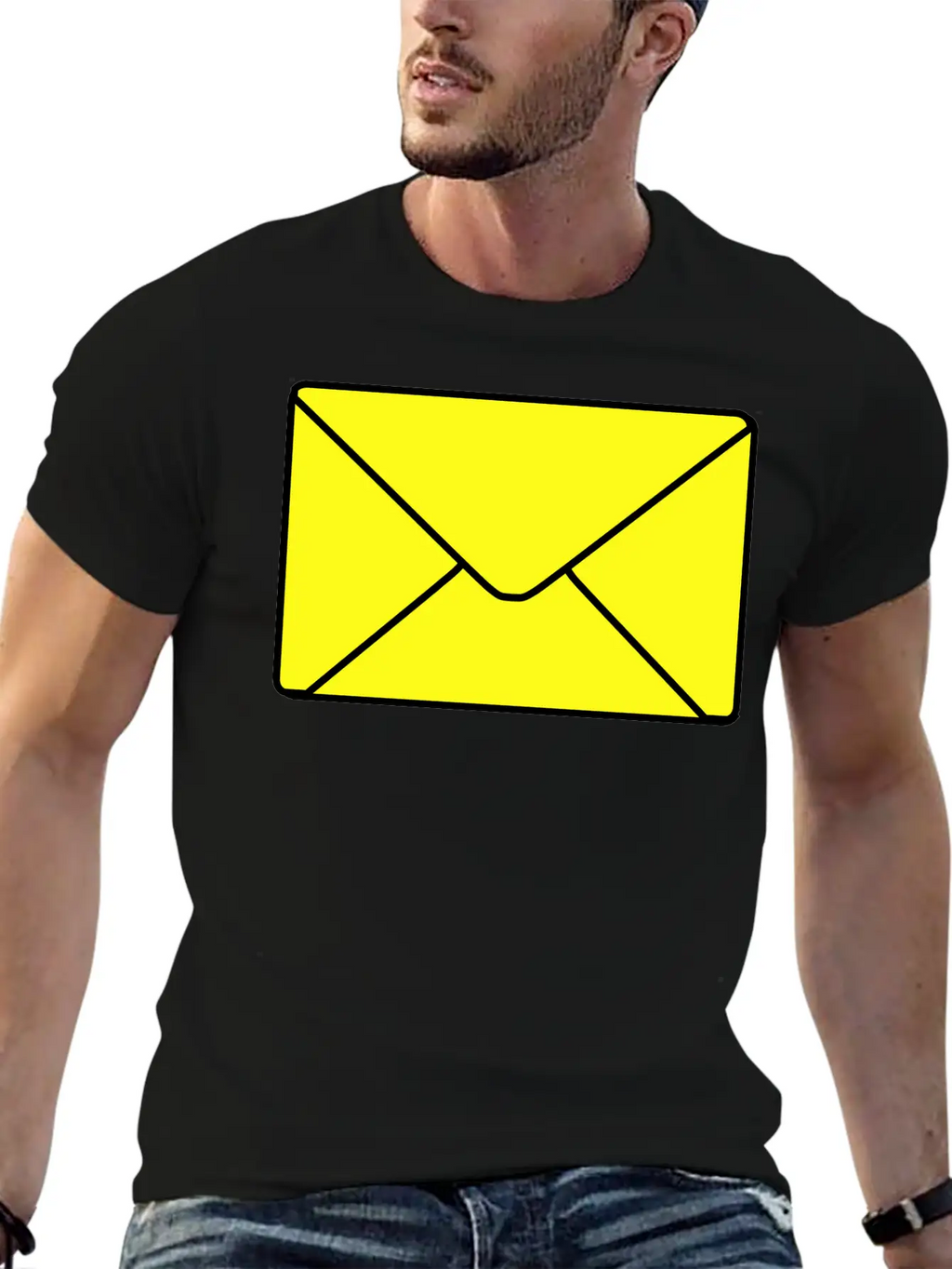 Envelope Casual Graphic T-Shirt – Simple And Comfortable Daily Wear