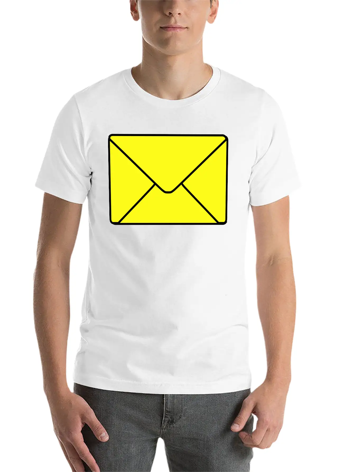 Envelope Casual Graphic T-Shirt – Simple And Comfortable Daily Wear