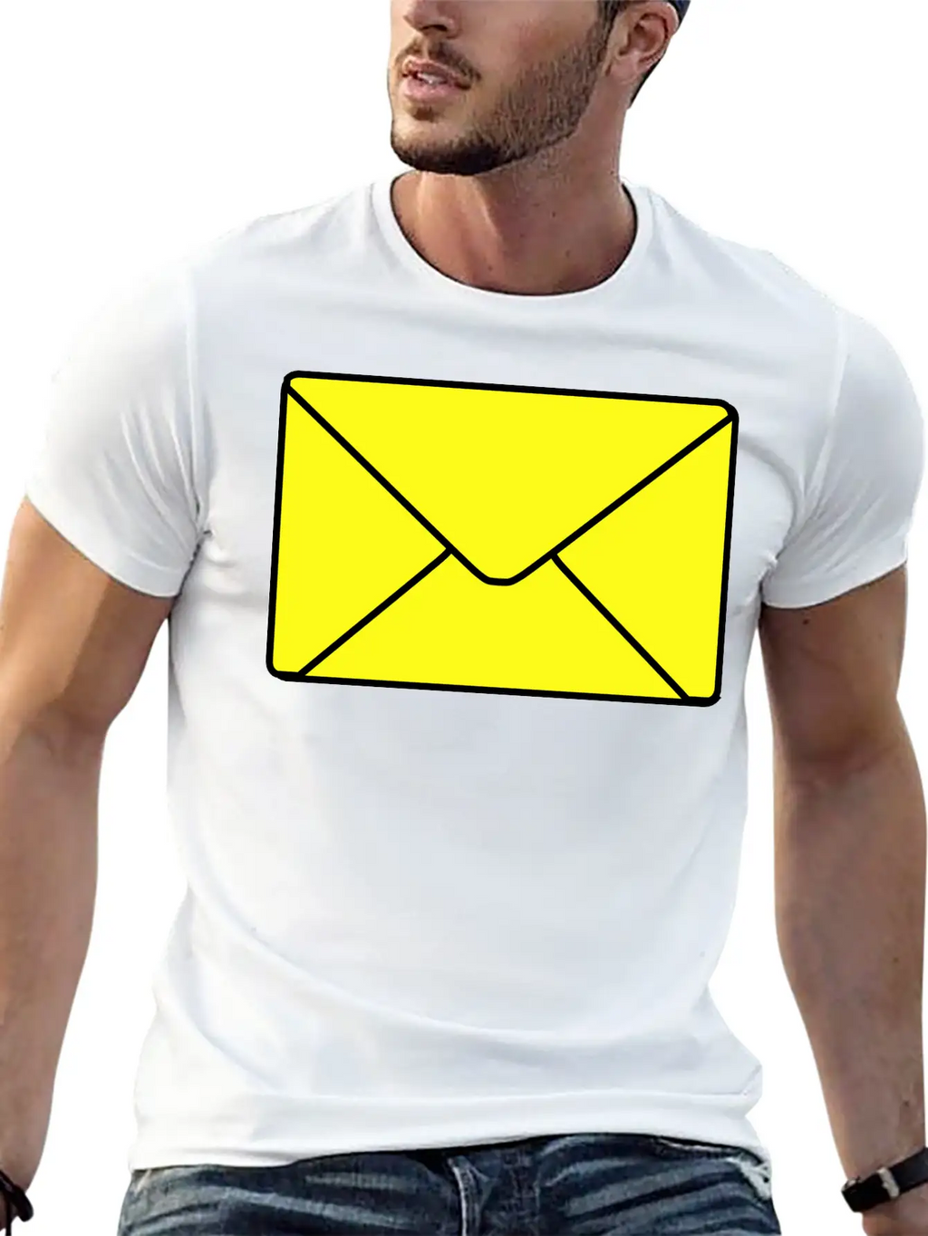 Envelope Casual Graphic T-Shirt – Simple And Comfortable Daily Wear