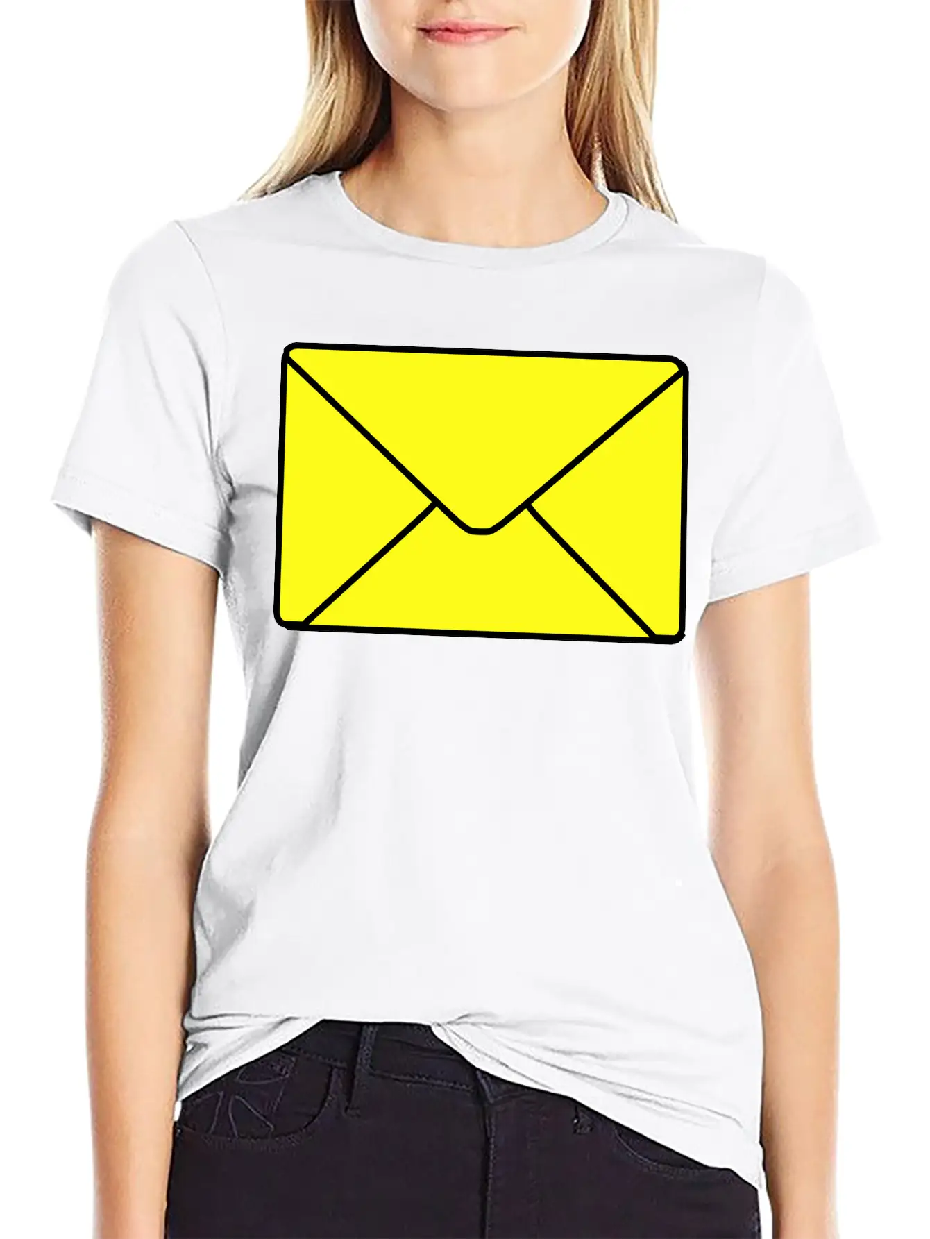 Envelope Casual Graphic T-Shirt – Simple And Comfortable Daily Wear