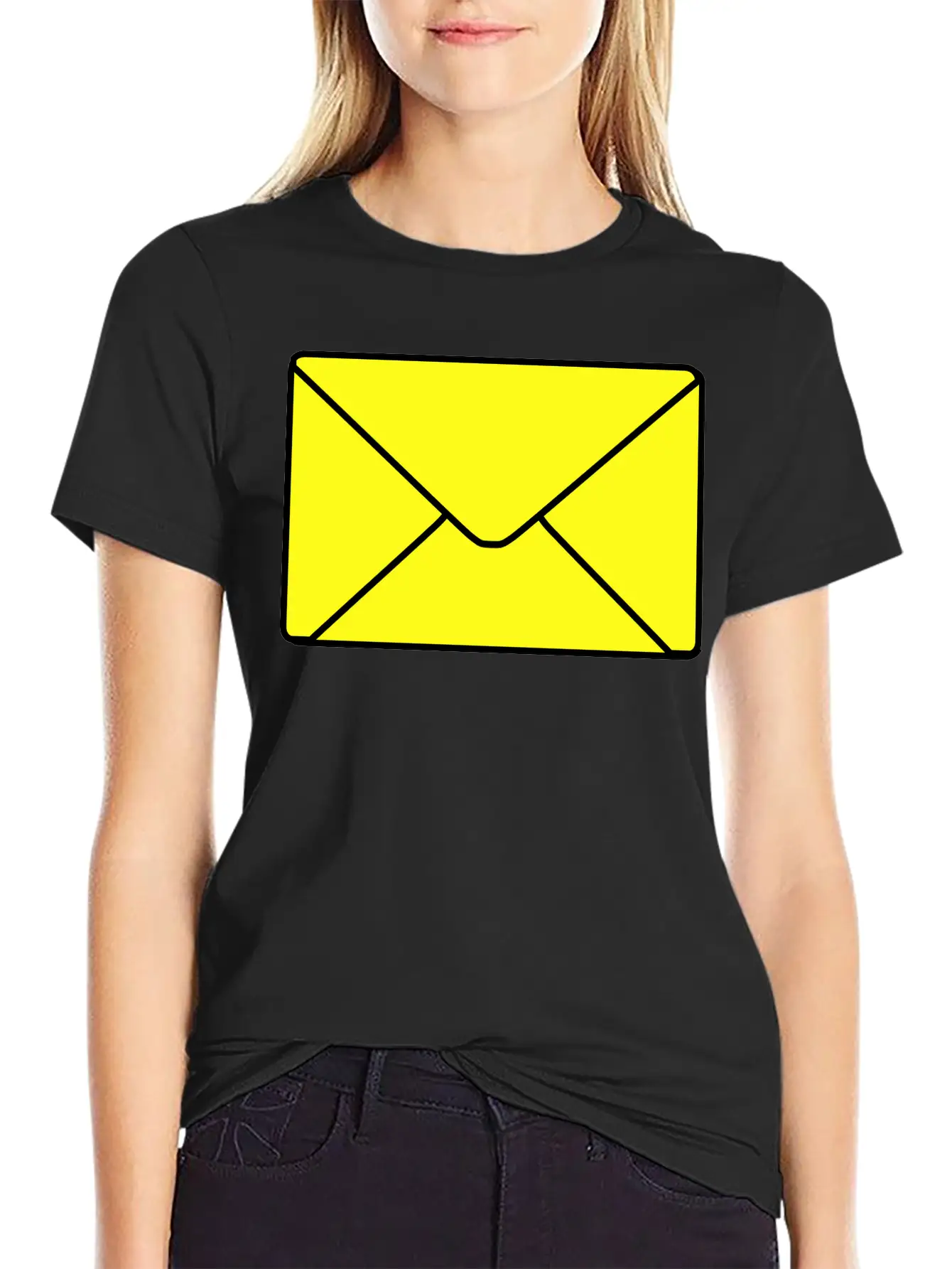 Envelope Casual Graphic T-Shirt – Simple And Comfortable Daily Wear