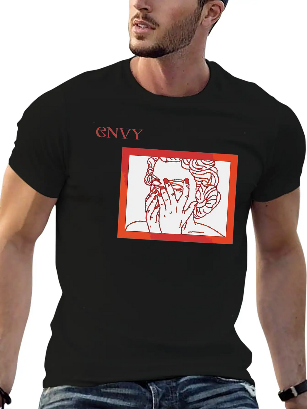 Envy Seven Deadly Sins Stylish Everyday T-Shirt – Unisex Basic Cotton Tee