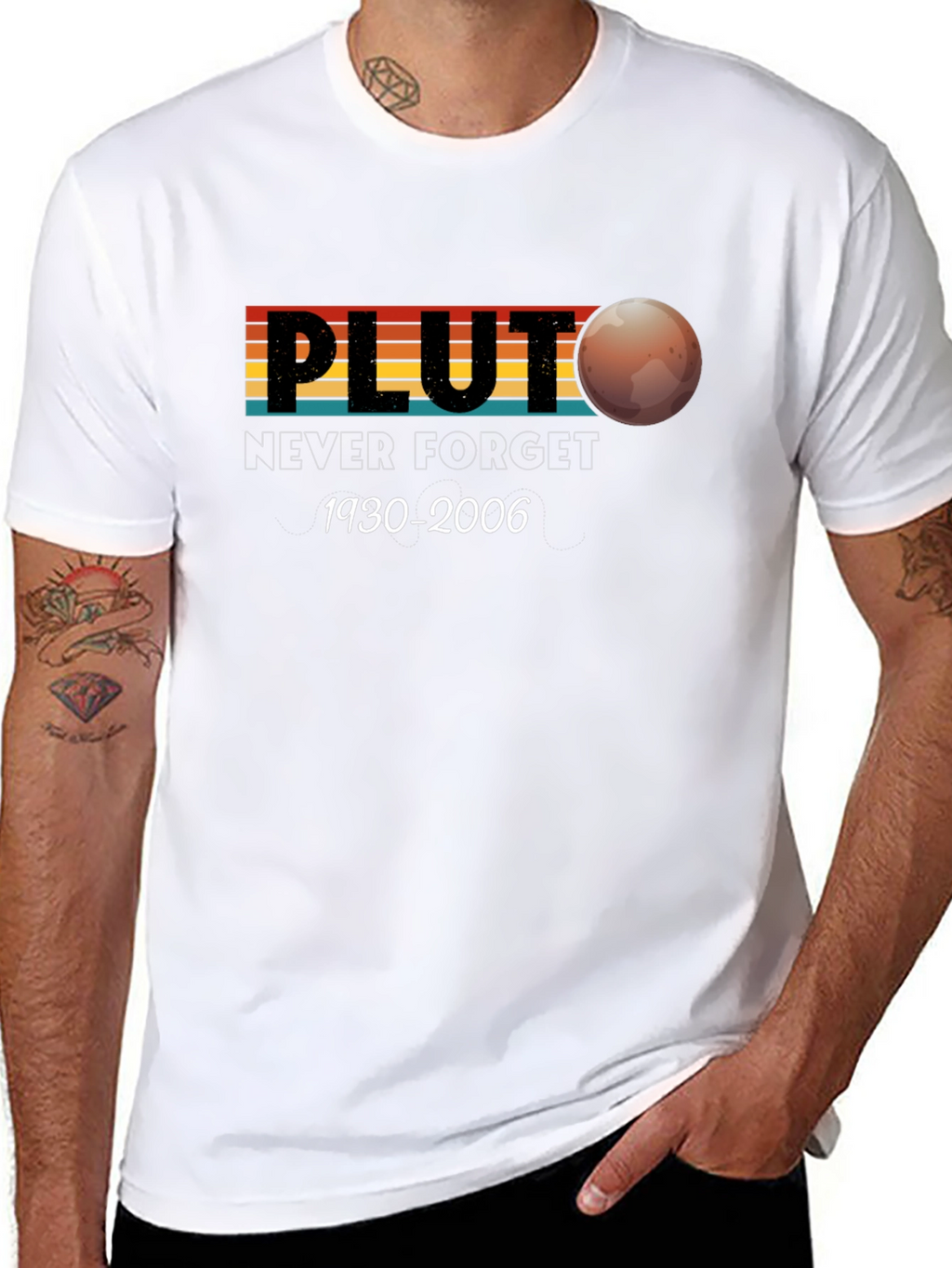 Pluto Never Forget Retro T-Shirt