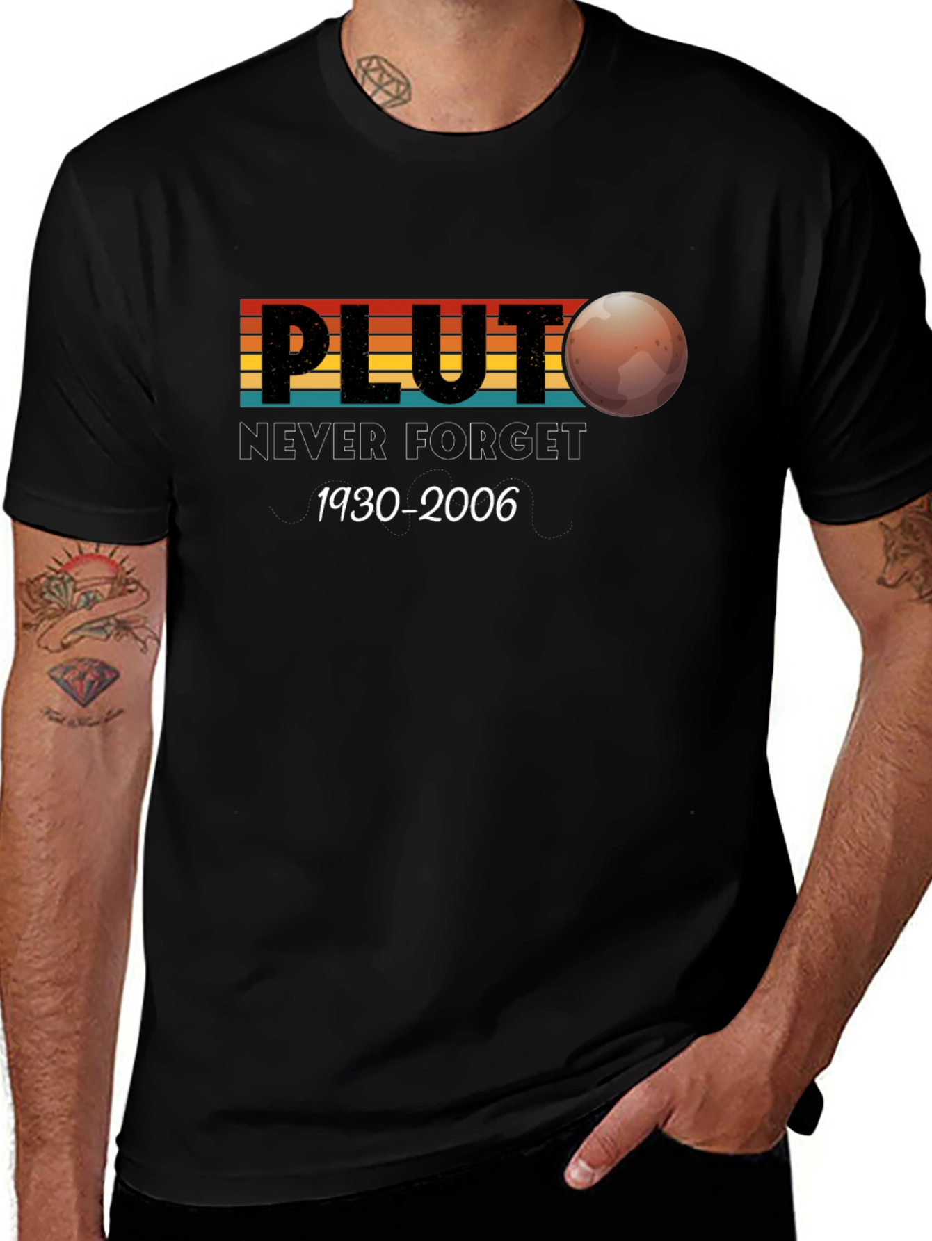Pluto Never Forget Retro T-Shirt