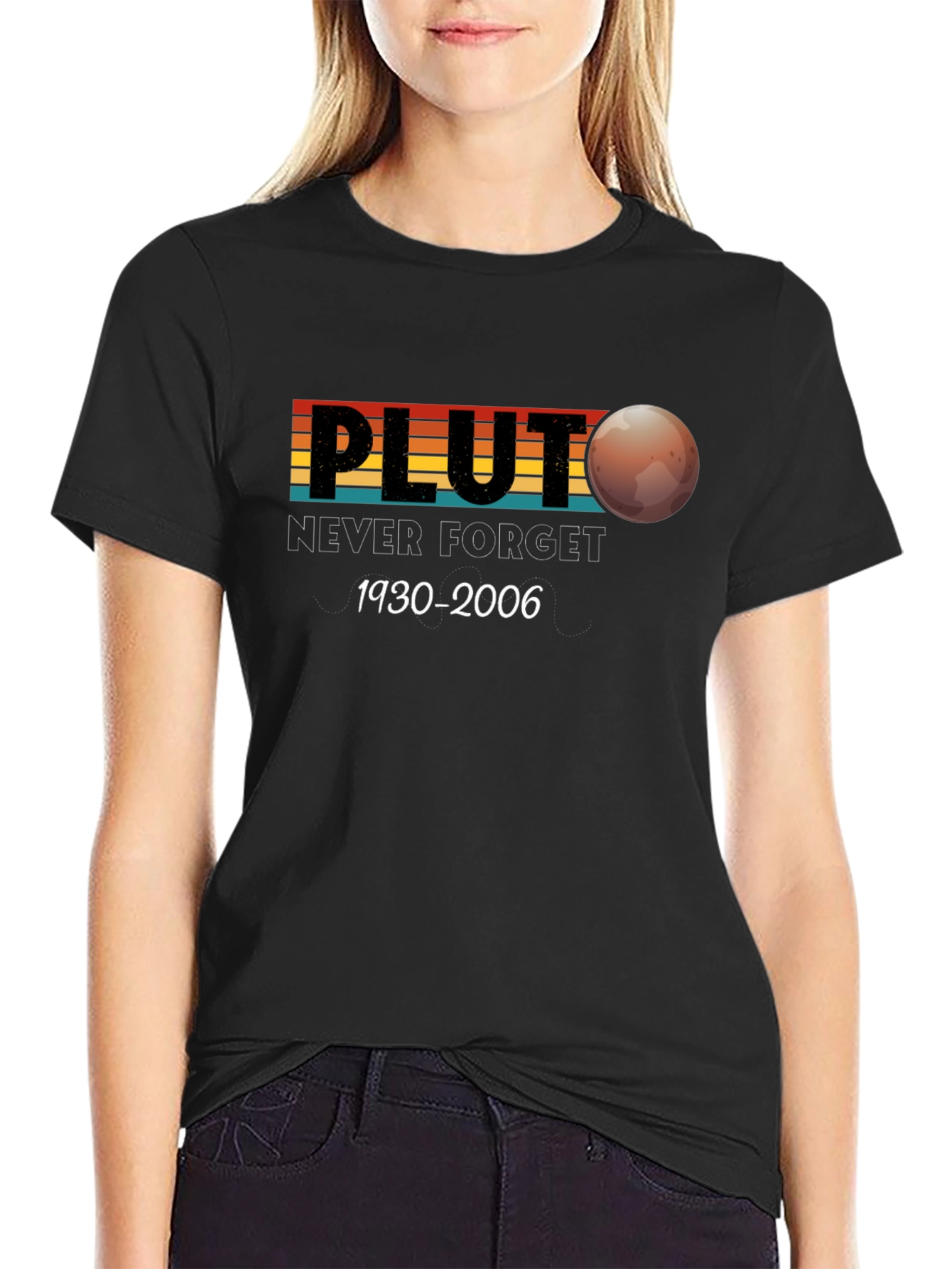 Pluto Never Forget Retro T-Shirt