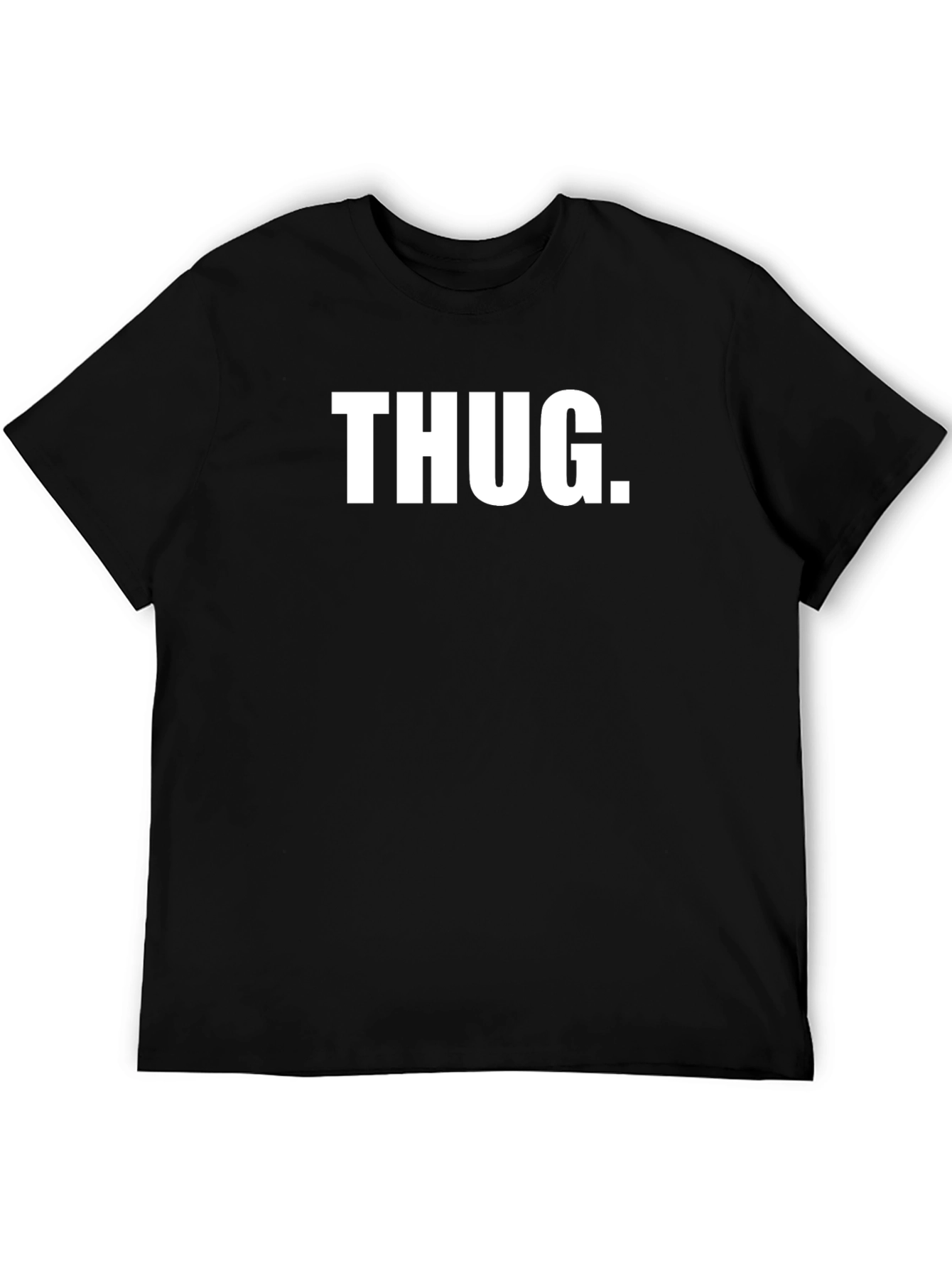 Thug Graphic Black T-Shirt