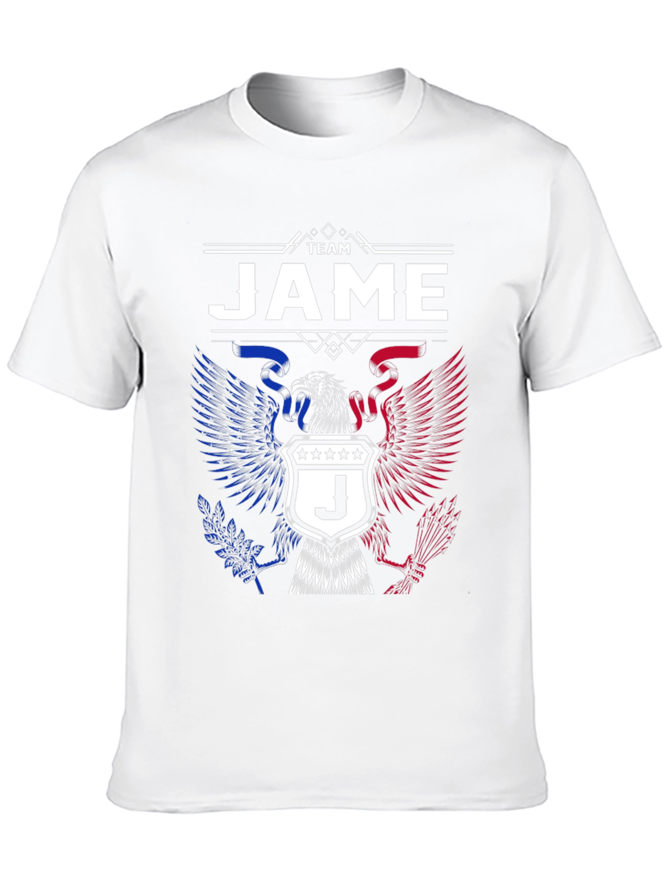 Team JAME T-Shirt - Patriotic Eagle Design