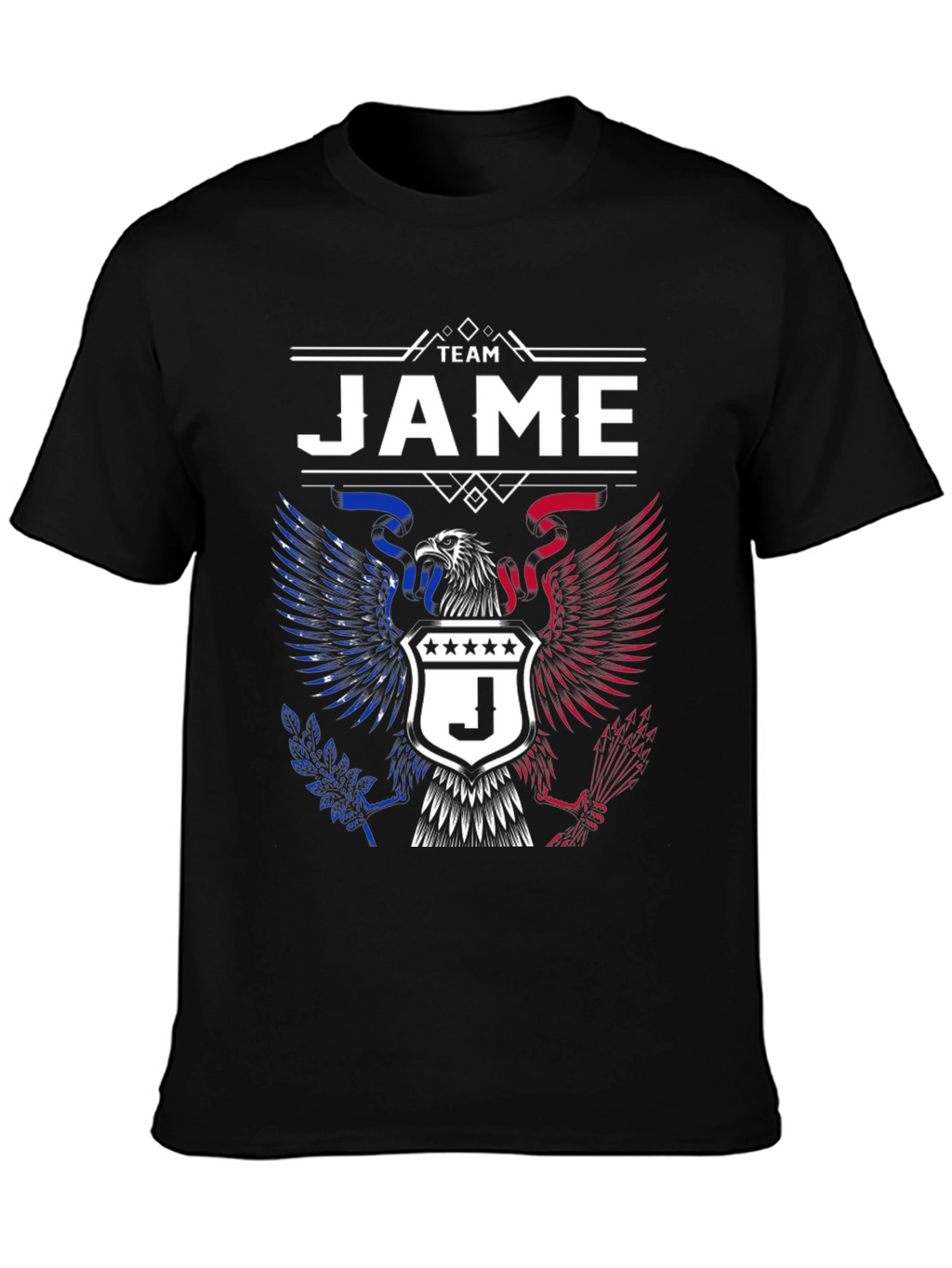 Team JAME T-Shirt - Patriotic Eagle Design