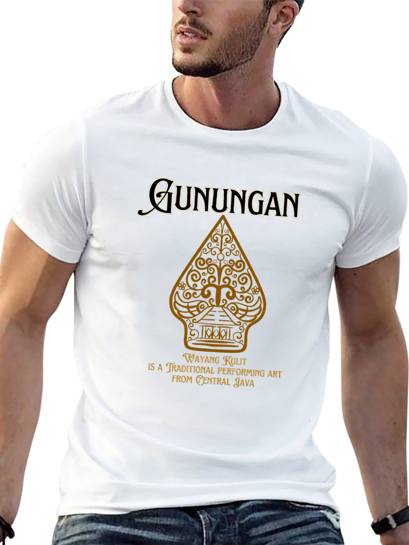 Gunungan Wayang Kulit T-Shirt