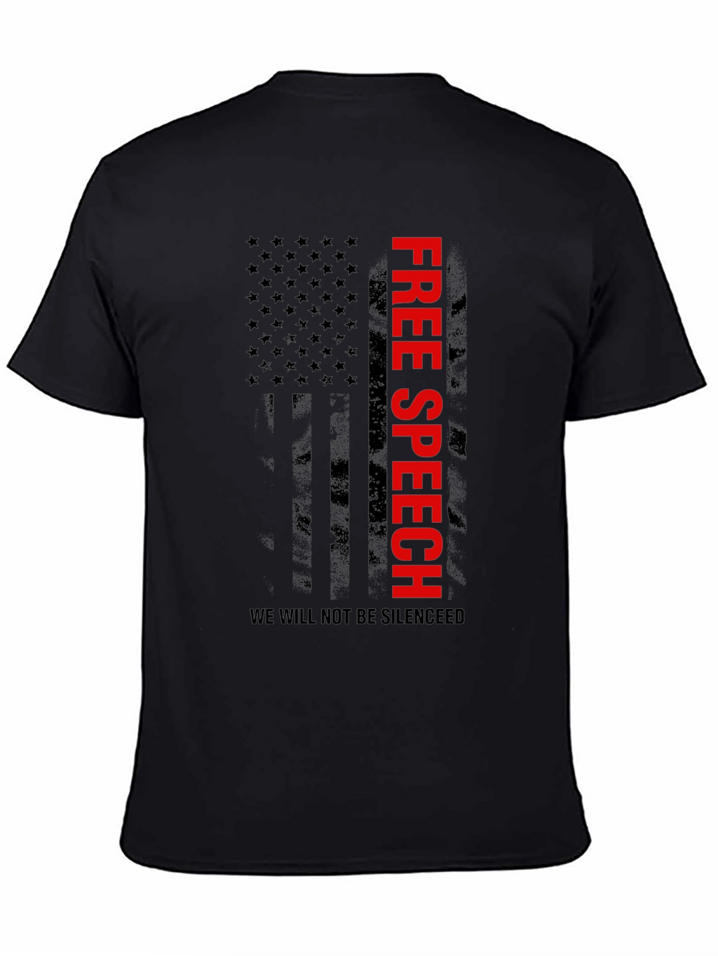 Free Speech Flag Graphic T-Shirt