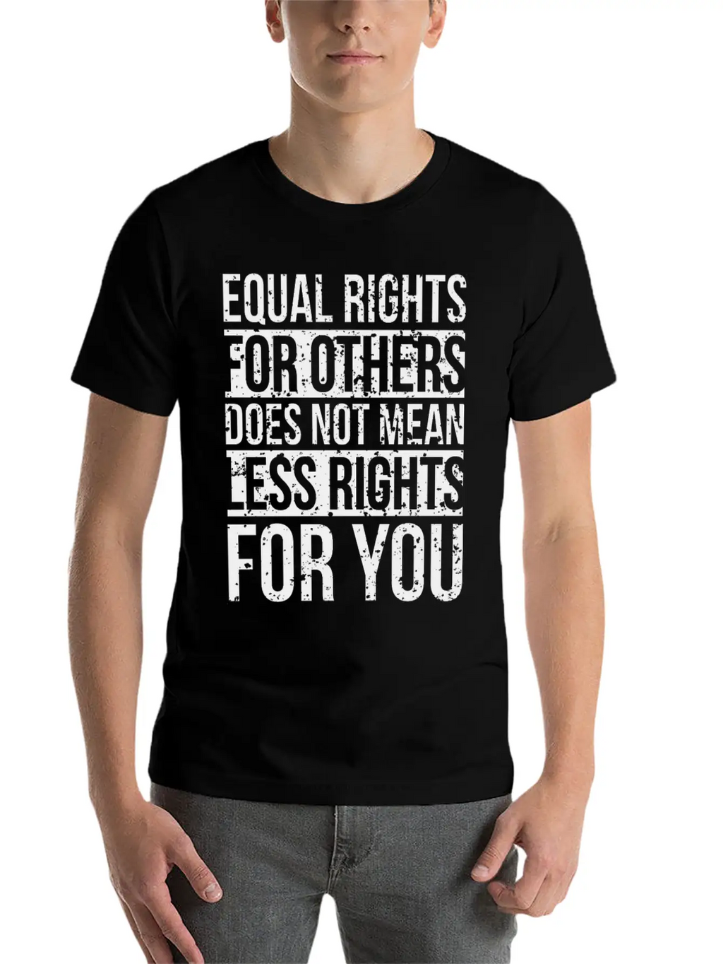 Equal Rights For Others Does Not Mean Less Rights Breathable Soft Cotton T-Shirt – Timeless Casual Look