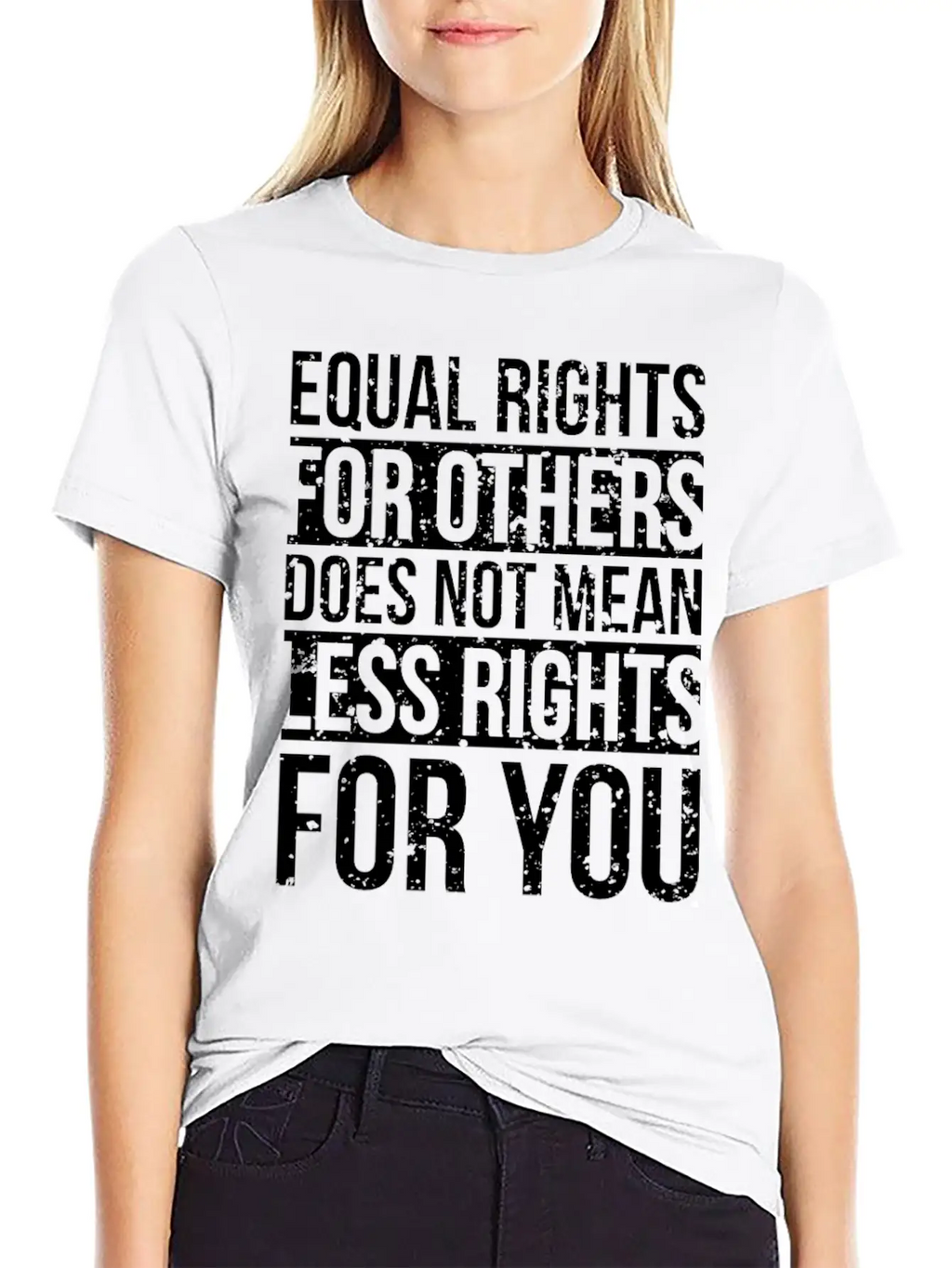 Equal Rights For Others Does Not Mean Less Rights Breathable Soft Cotton T-Shirt – Timeless Casual Look