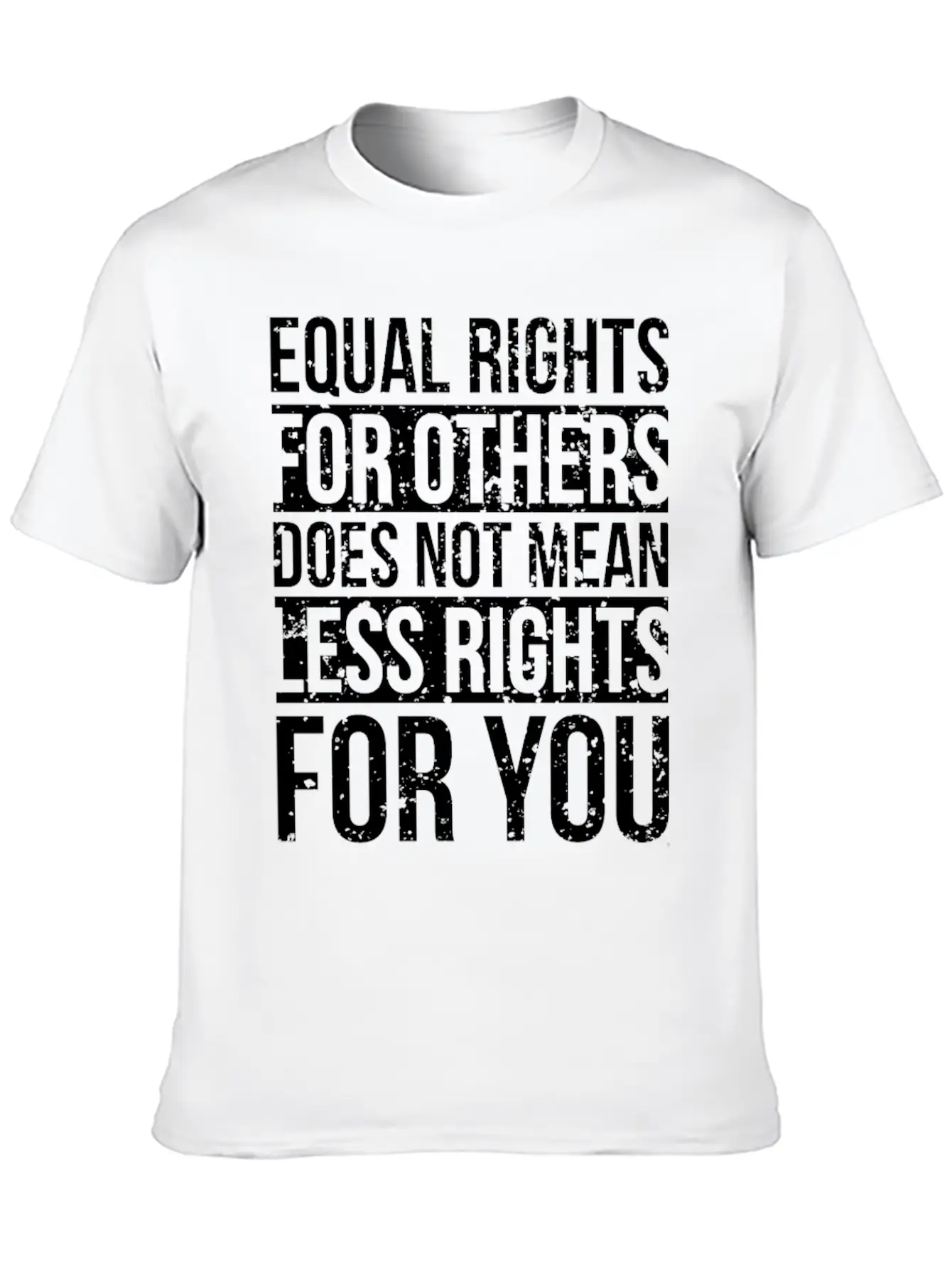 Equal Rights For Others Does Not Mean Less Rights Breathable Soft Cotton T-Shirt – Timeless Casual Look