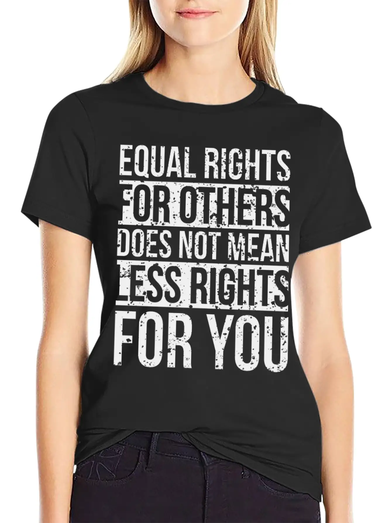 Equal Rights For Others Does Not Mean Less Rights Breathable Soft Cotton T-Shirt – Timeless Casual Look