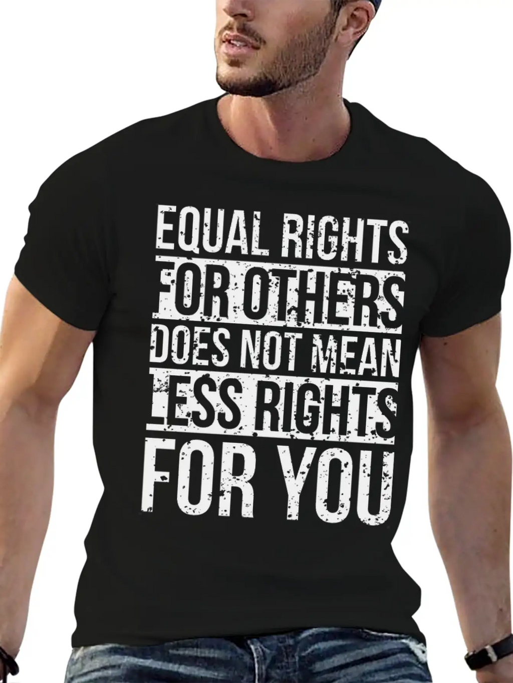 Equal Rights For Others Does Not Mean Less Rights Breathable Soft Cotton T-Shirt – Timeless Casual Look