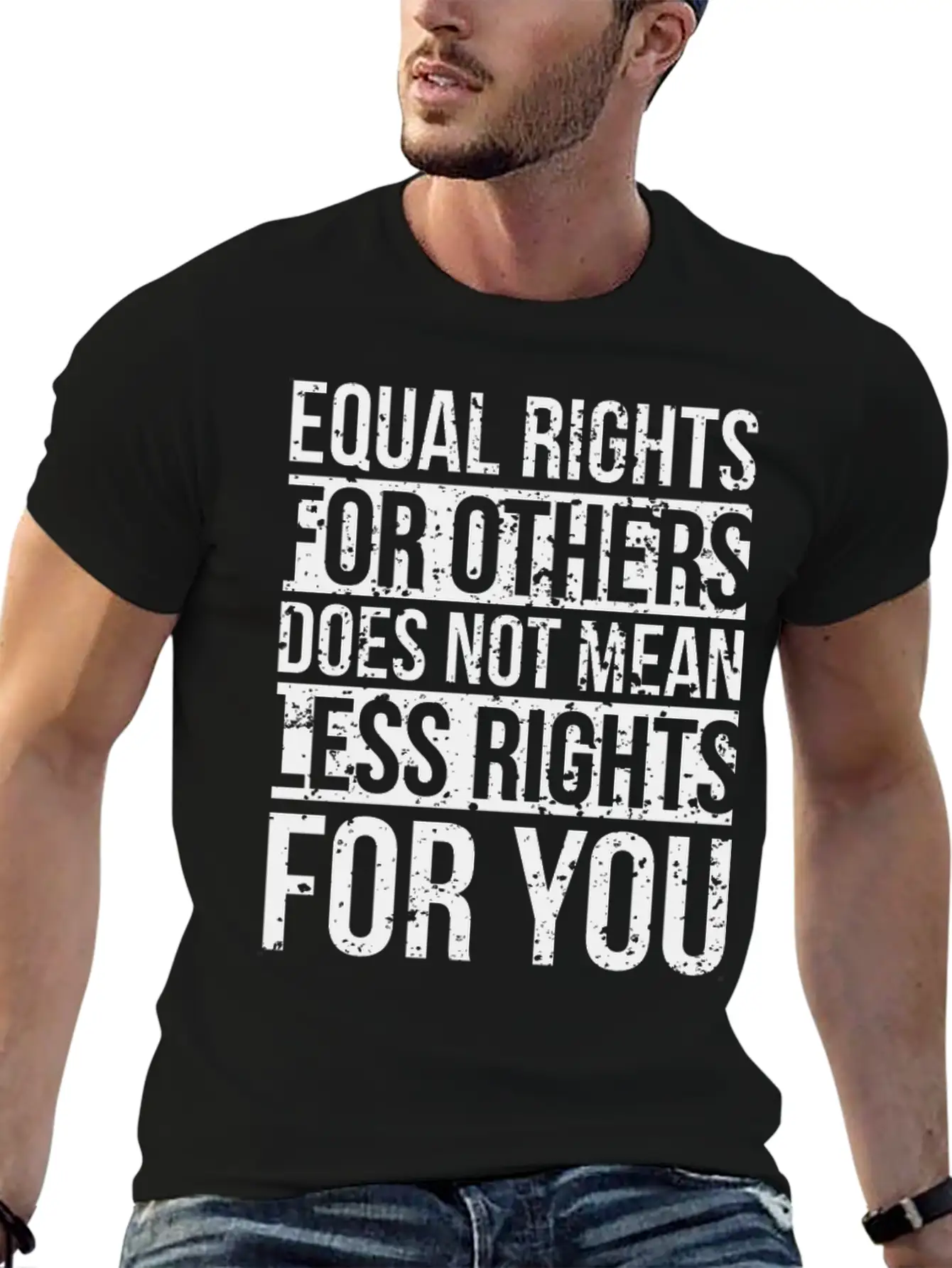 Equal Rights For Others Does Not Mean Less Rights Breathable Soft Cotton T-Shirt – Timeless Casual Look