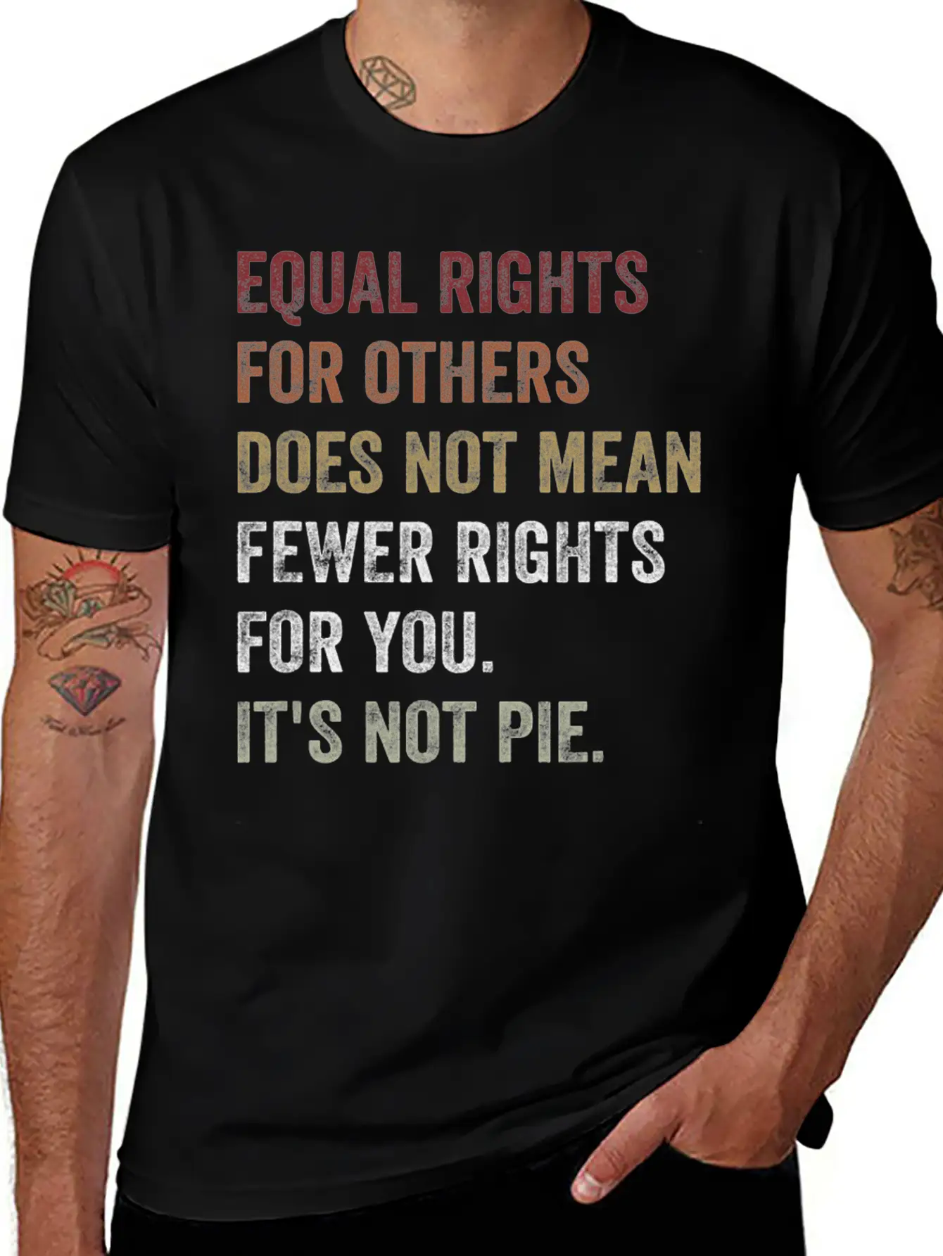 Equal Rights For Others Does Not Mean Unisex Casual T-Shirt – Clean Design For Daily Comfort