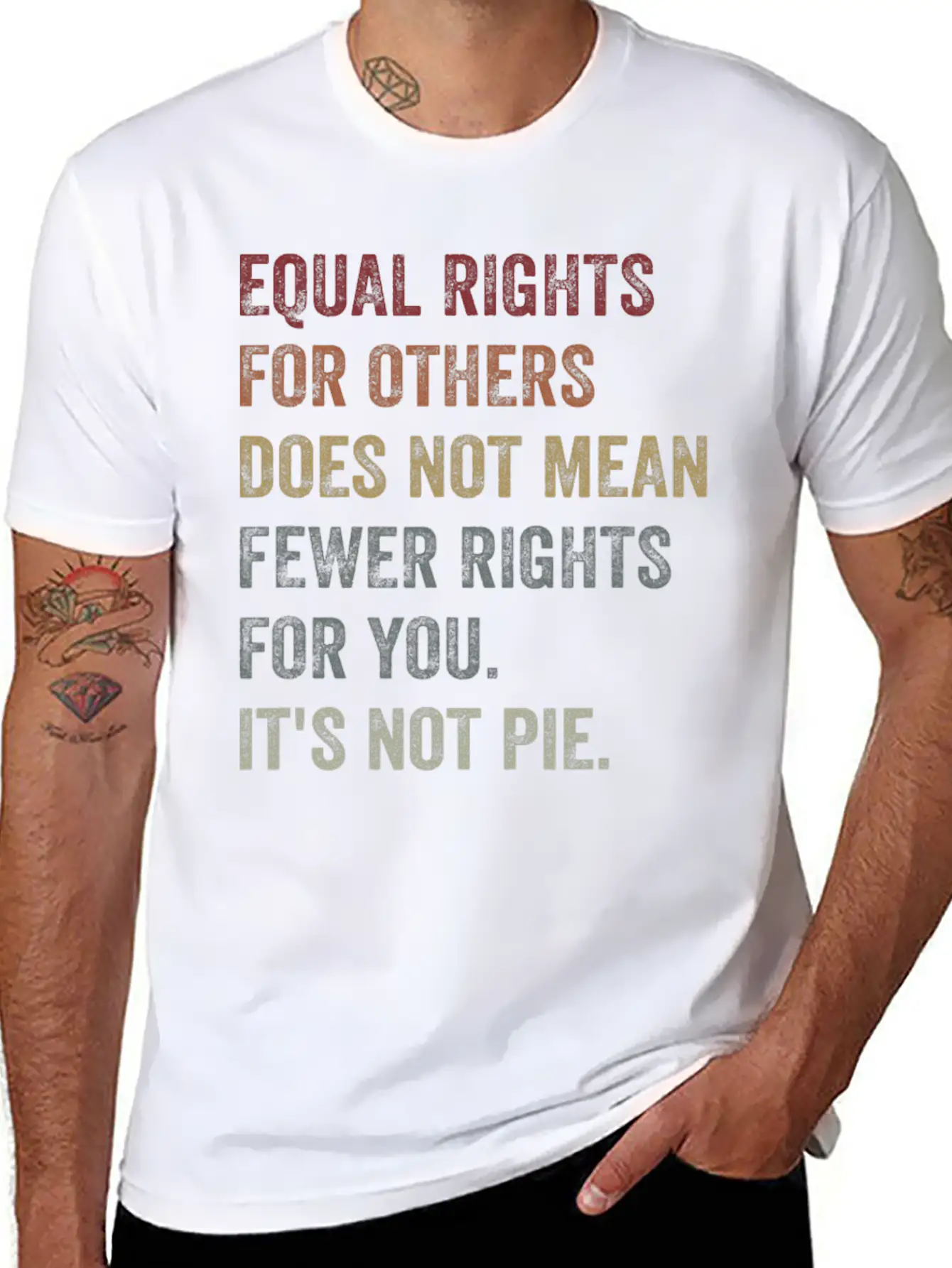Equal Rights For Others Does Not Mean Unisex Casual T-Shirt – Clean Design For Daily Comfort