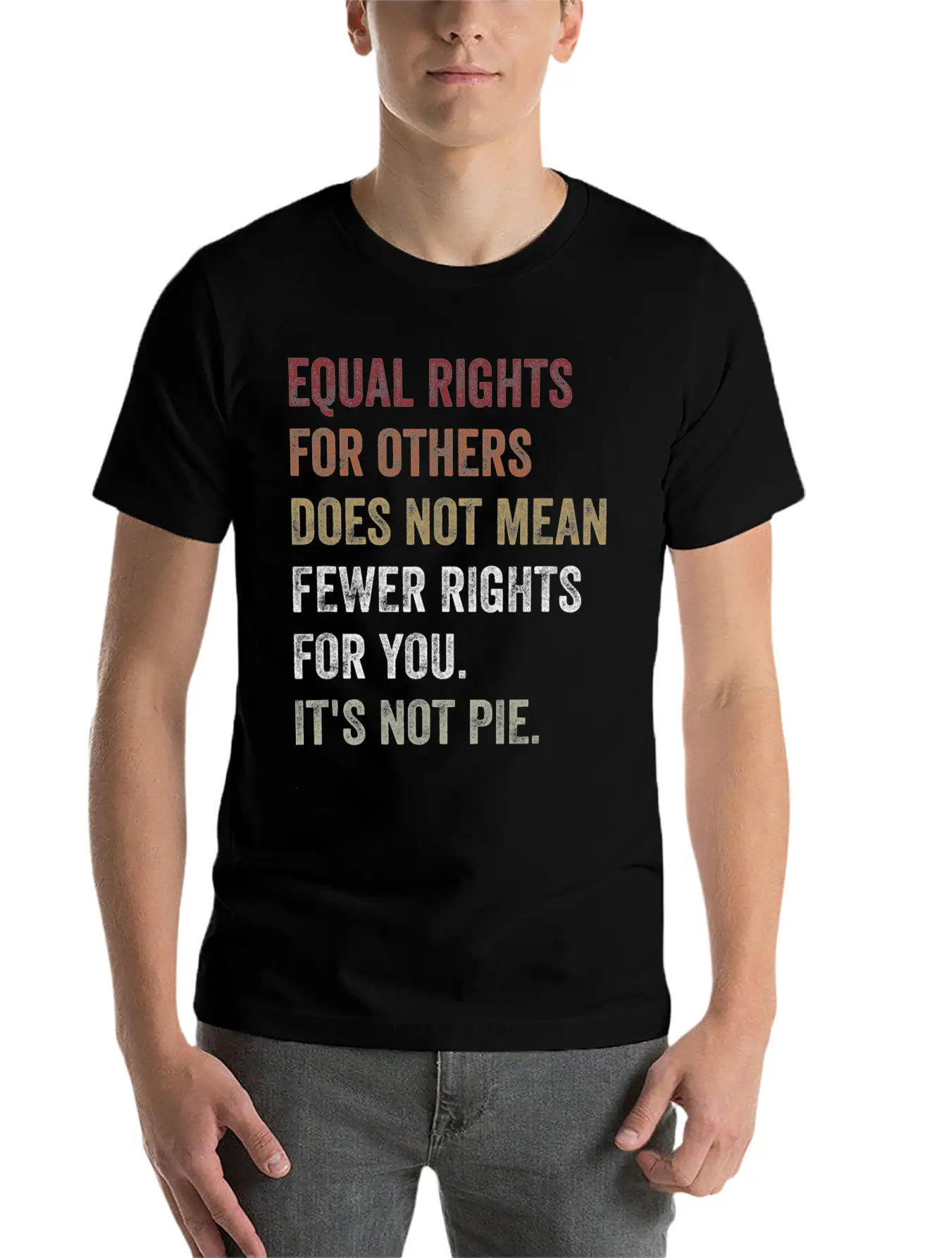 Equal Rights For Others Does Not Mean Unisex Casual T-Shirt – Clean Design For Daily Comfort