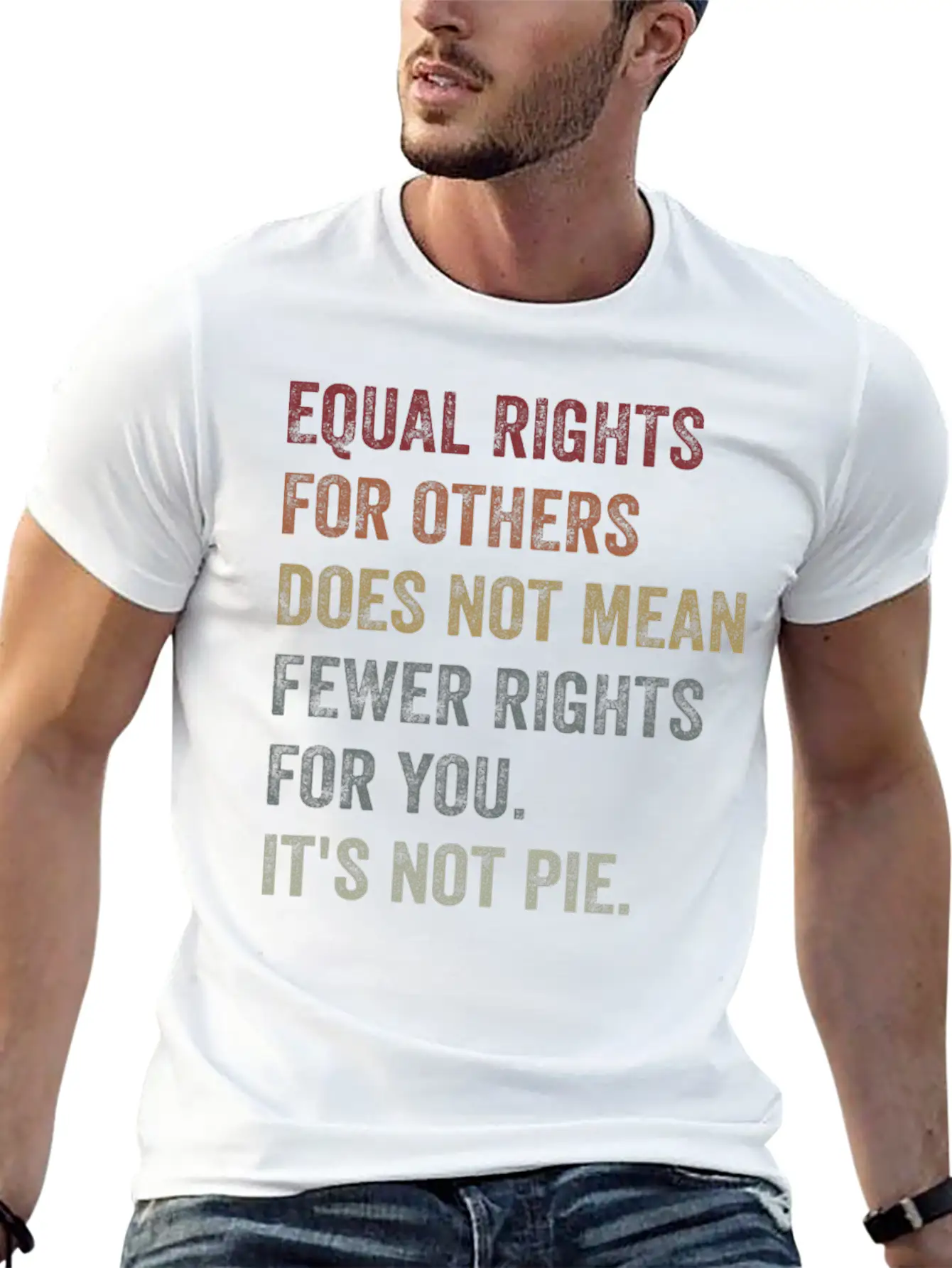 Equal Rights For Others Does Not Mean Unisex Casual T-Shirt – Clean Design For Daily Comfort