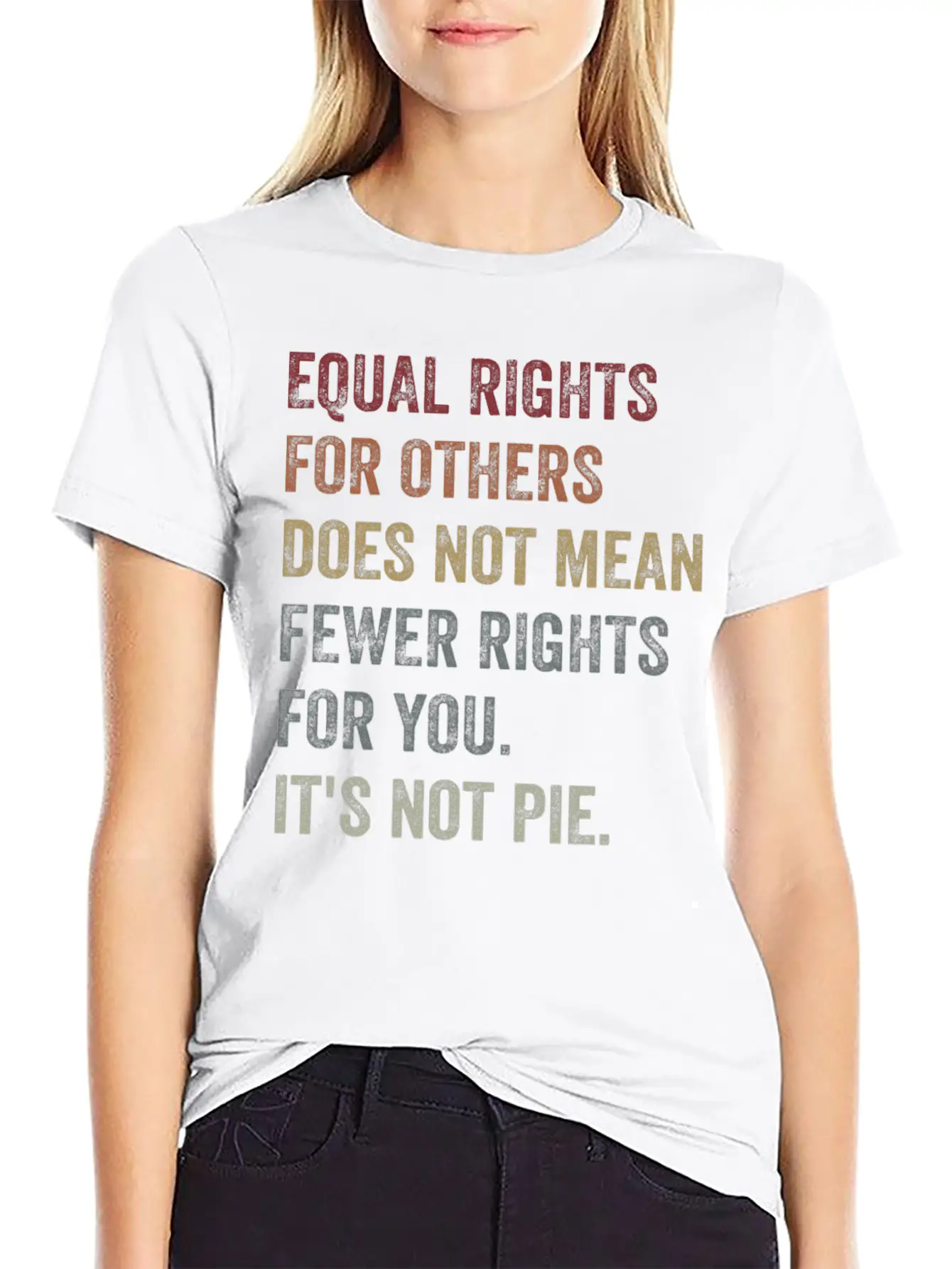 Equal Rights For Others Does Not Mean Unisex Casual T-Shirt – Clean Design For Daily Comfort
