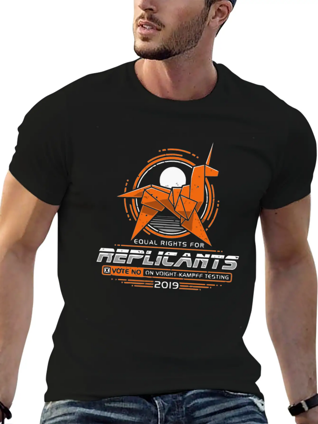 EQUAL RIGHTS FOR REPLICANTS Classic Fit Graphic Tee For Daily Comfort – Unisex Cotton Shirt