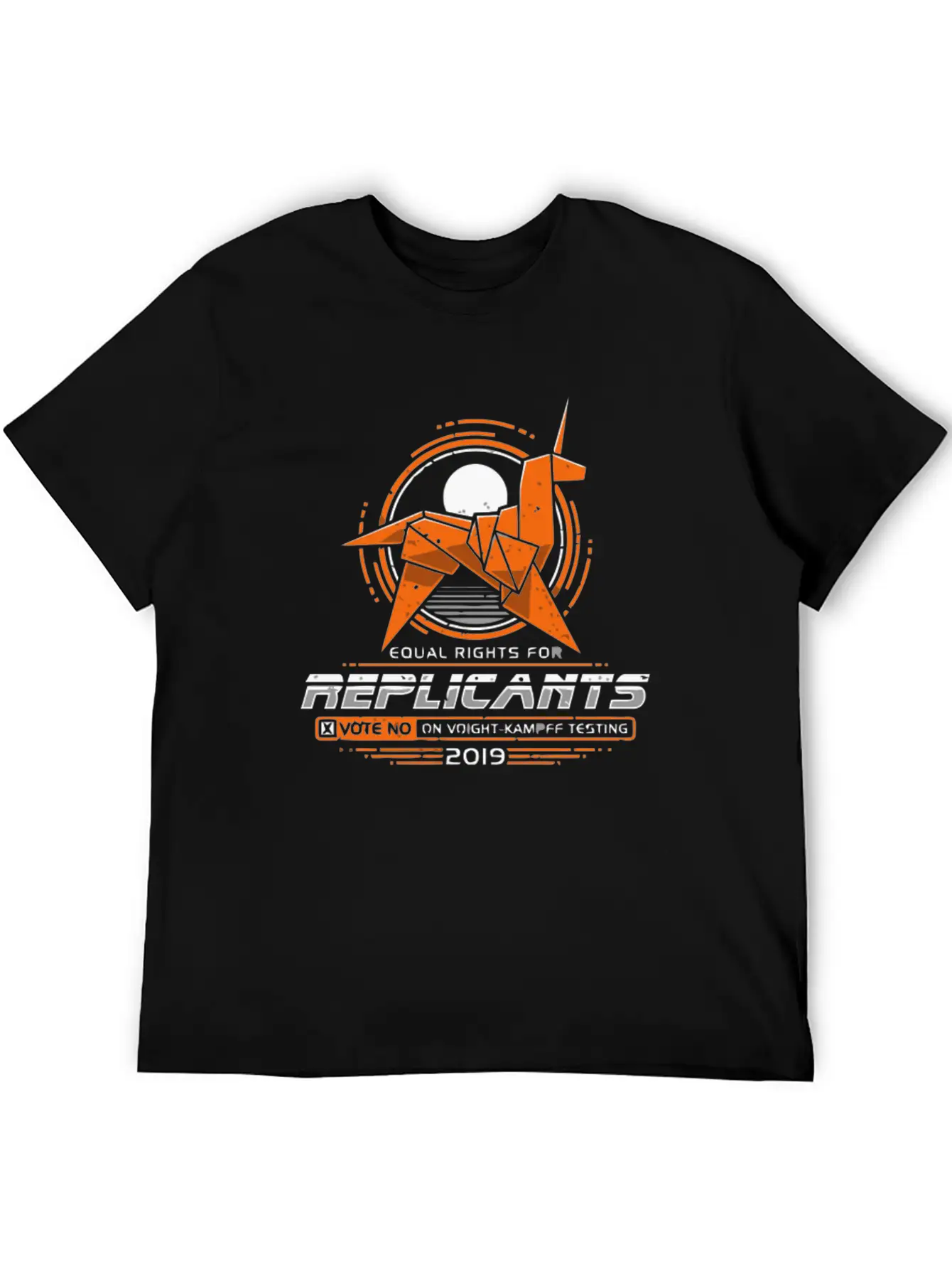 EQUAL RIGHTS FOR REPLICANTS Classic Fit Graphic Tee For Daily Comfort – Unisex Cotton Shirt