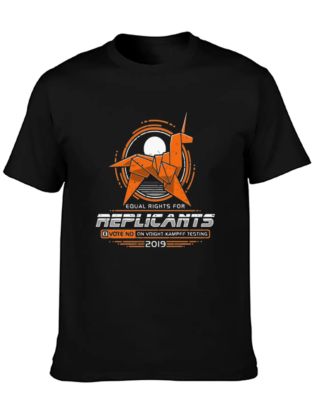 EQUAL RIGHTS FOR REPLICANTS Classic Fit Graphic Tee For Daily Comfort – Unisex Cotton Shirt