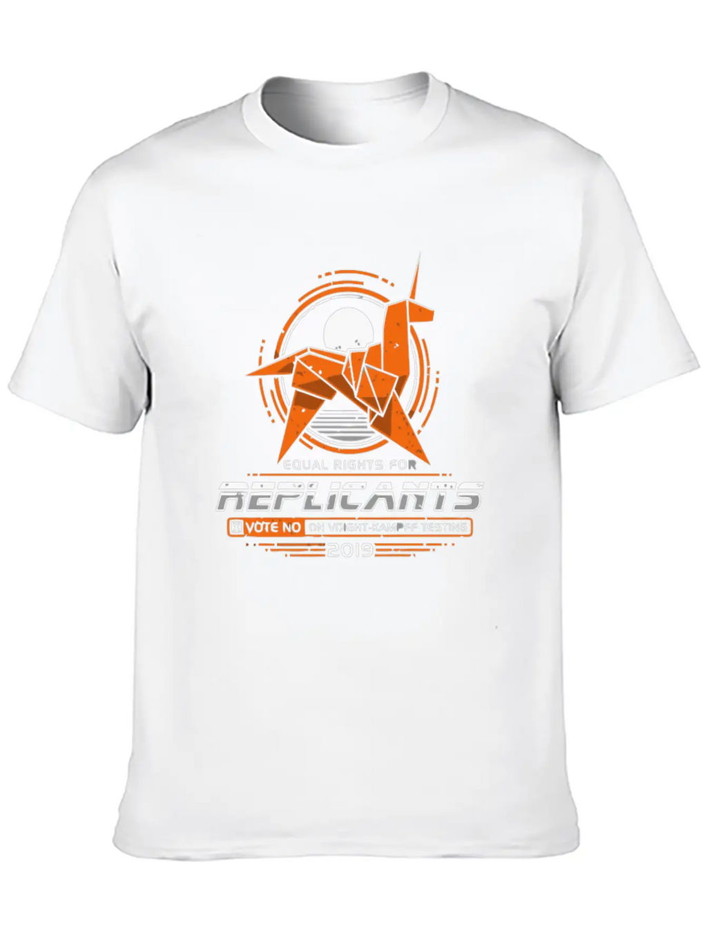 EQUAL RIGHTS FOR REPLICANTS Classic Fit Graphic Tee For Daily Comfort – Unisex Cotton Shirt