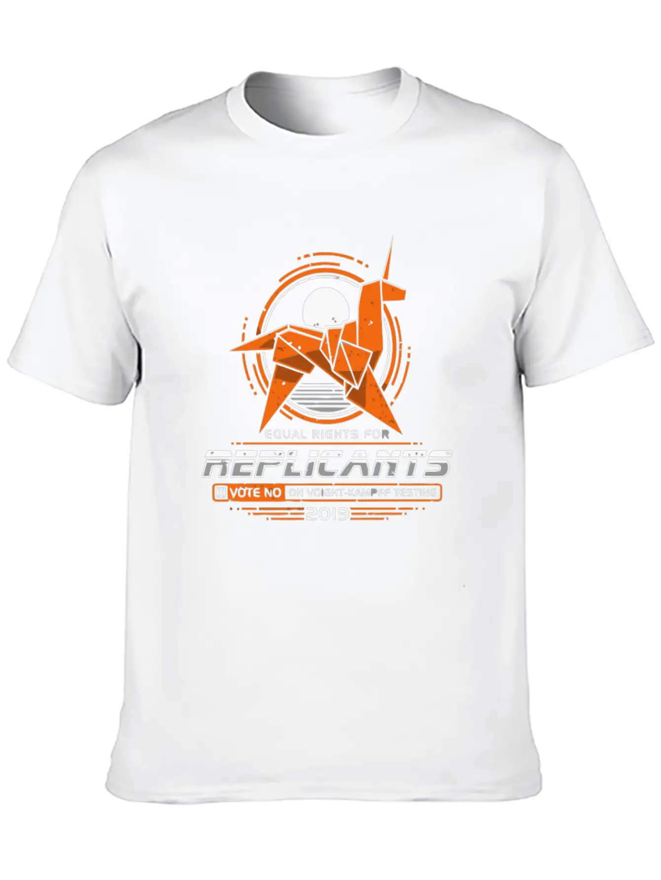 EQUAL RIGHTS FOR REPLICANTS Classic Fit Graphic Tee For Daily Comfort – Unisex Cotton Shirt