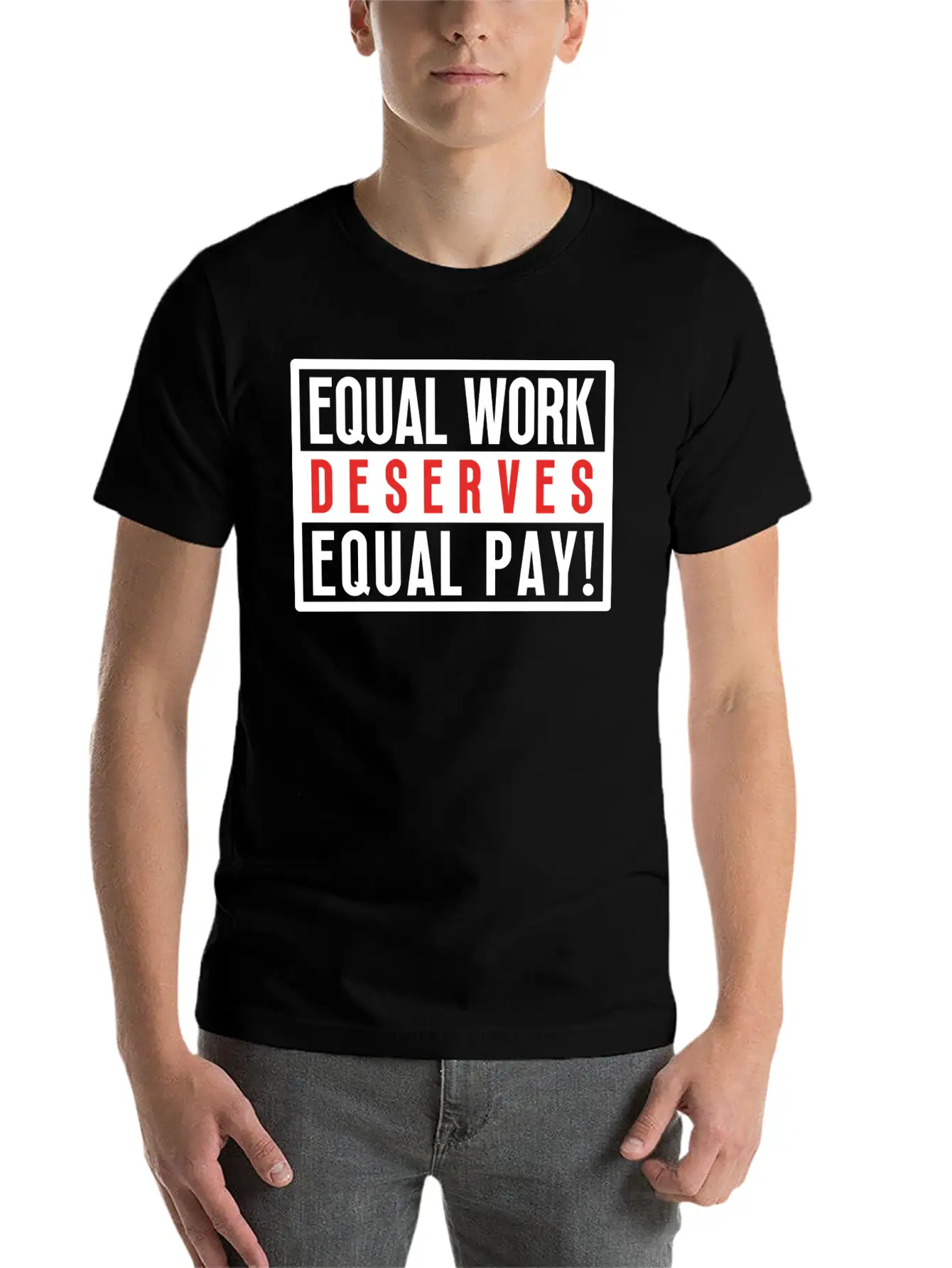 Equal Work Deserves Equal Pay Breathable Soft Cotton T-Shirt – Timeless Casual Look