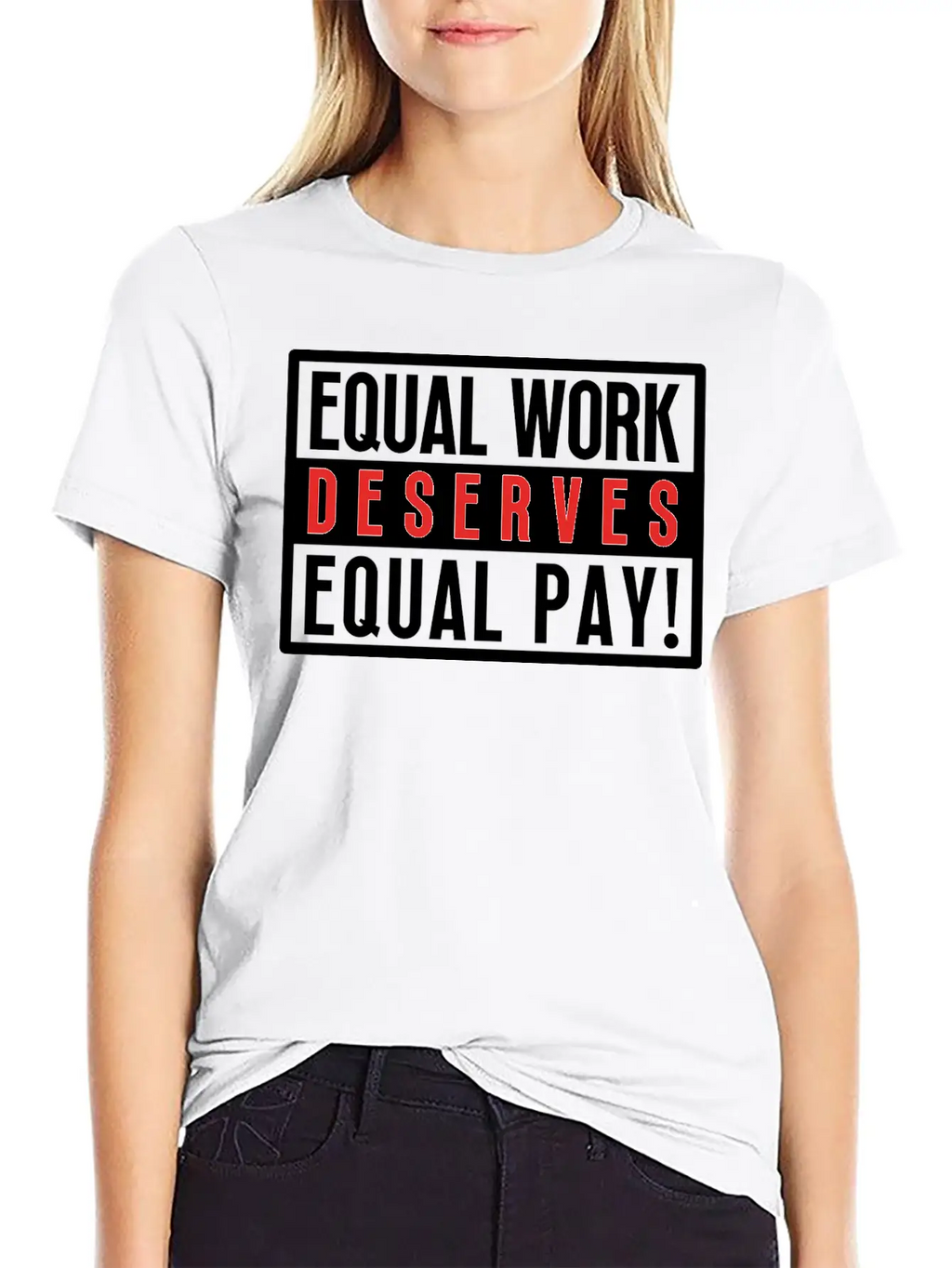 Equal Work Deserves Equal Pay Breathable Soft Cotton T-Shirt – Timeless Casual Look