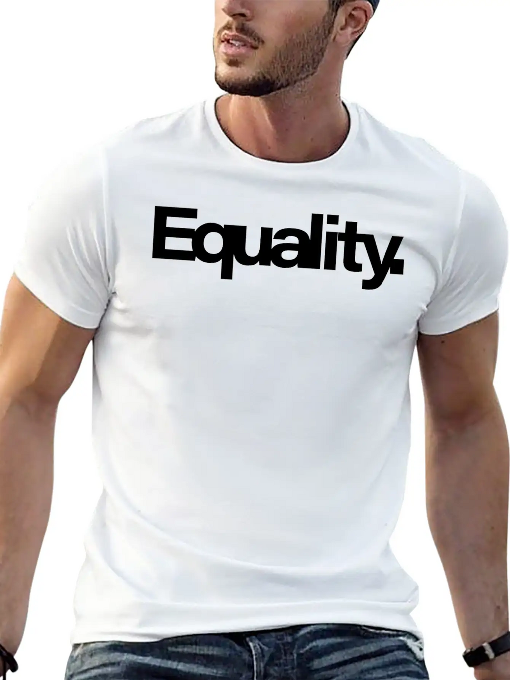 Equality Unisex Short Sleeve Soft Cotton T-Shirt – Casual Everyday Wear