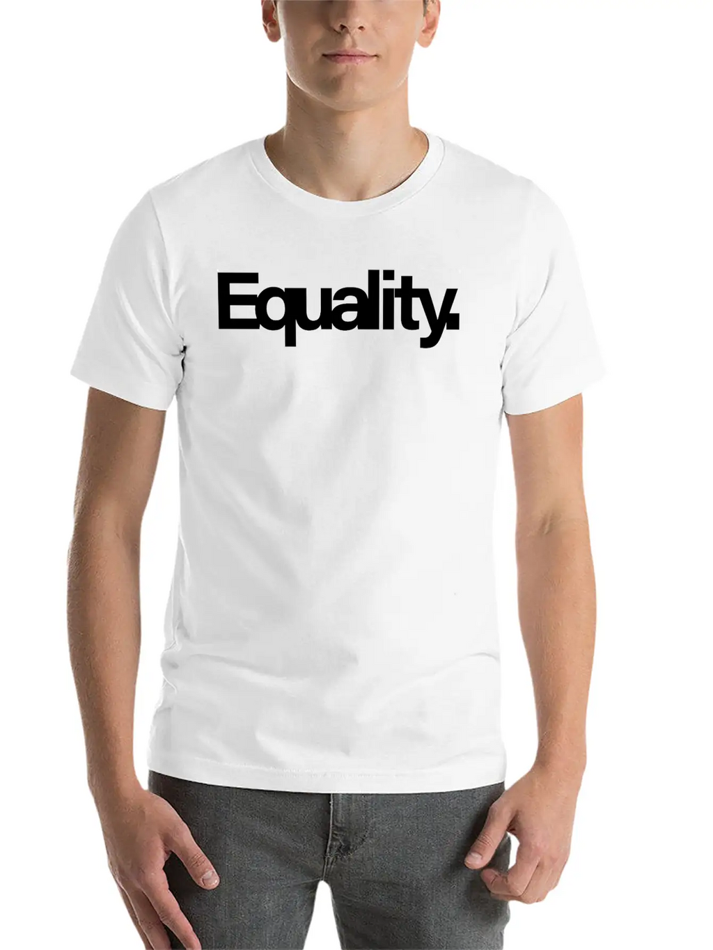 Equality Unisex Short Sleeve Soft Cotton T-Shirt – Casual Everyday Wear