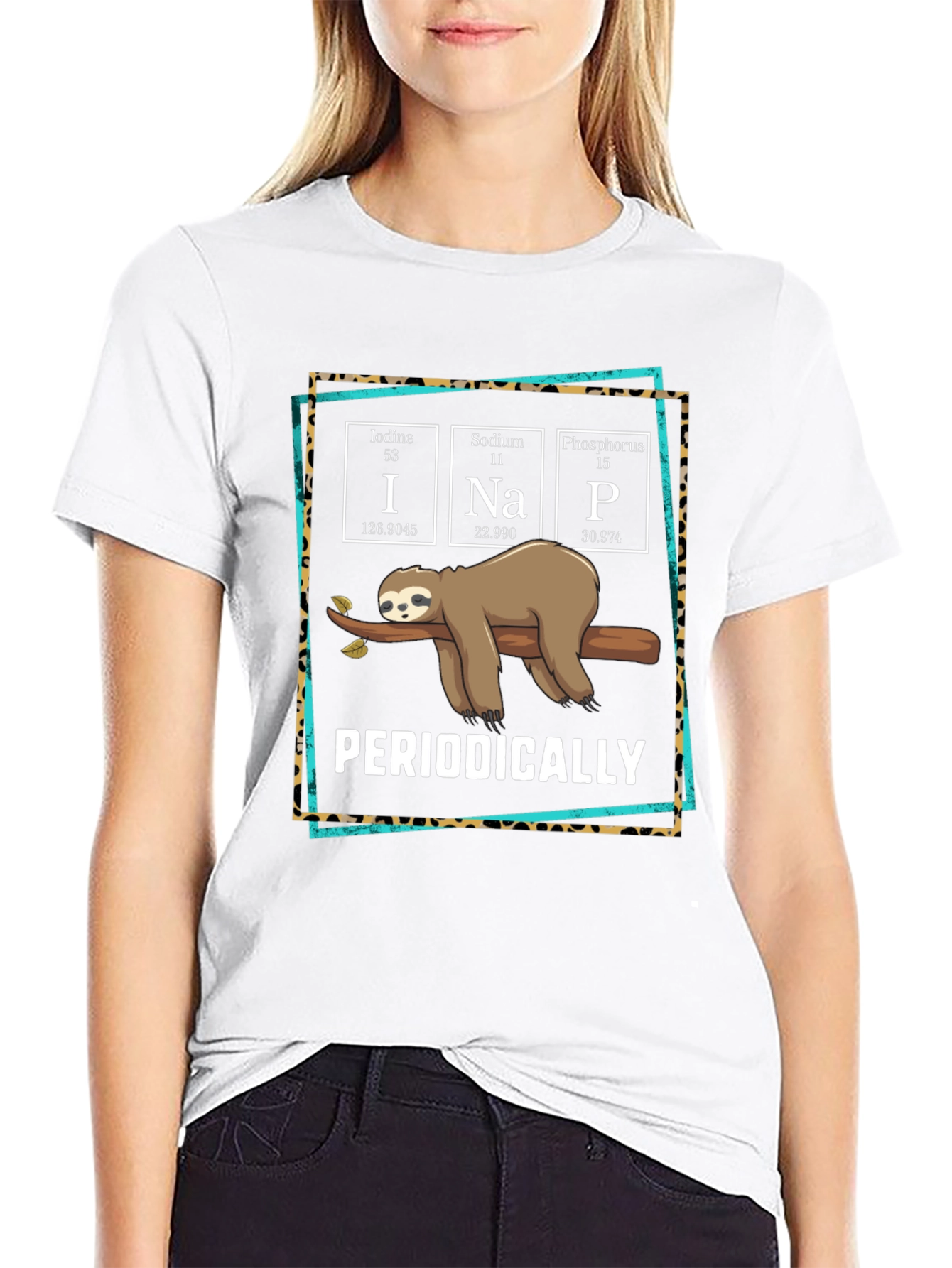 Funny Periodic Table Sloth T-Shirt