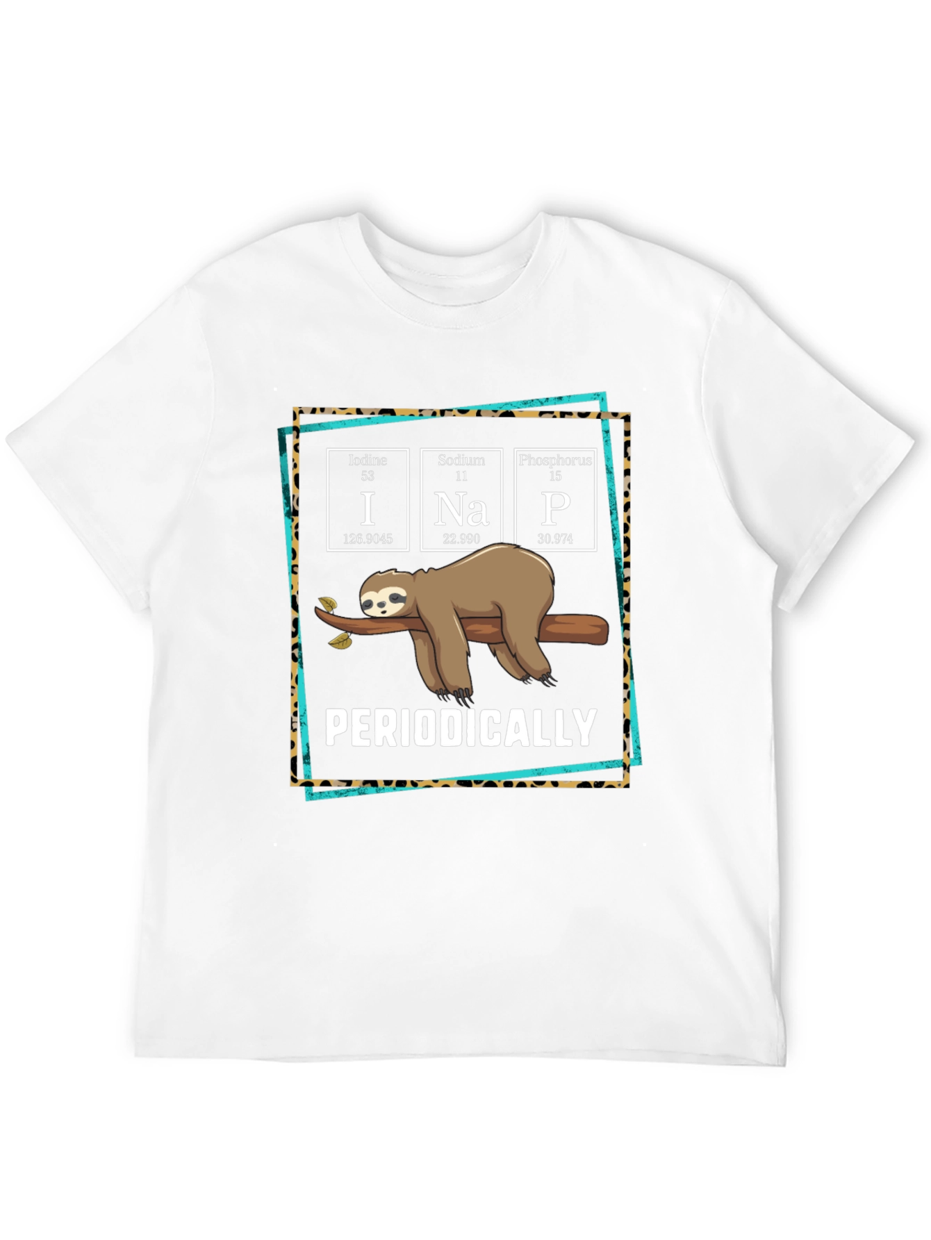 Funny Periodic Table Sloth T-Shirt