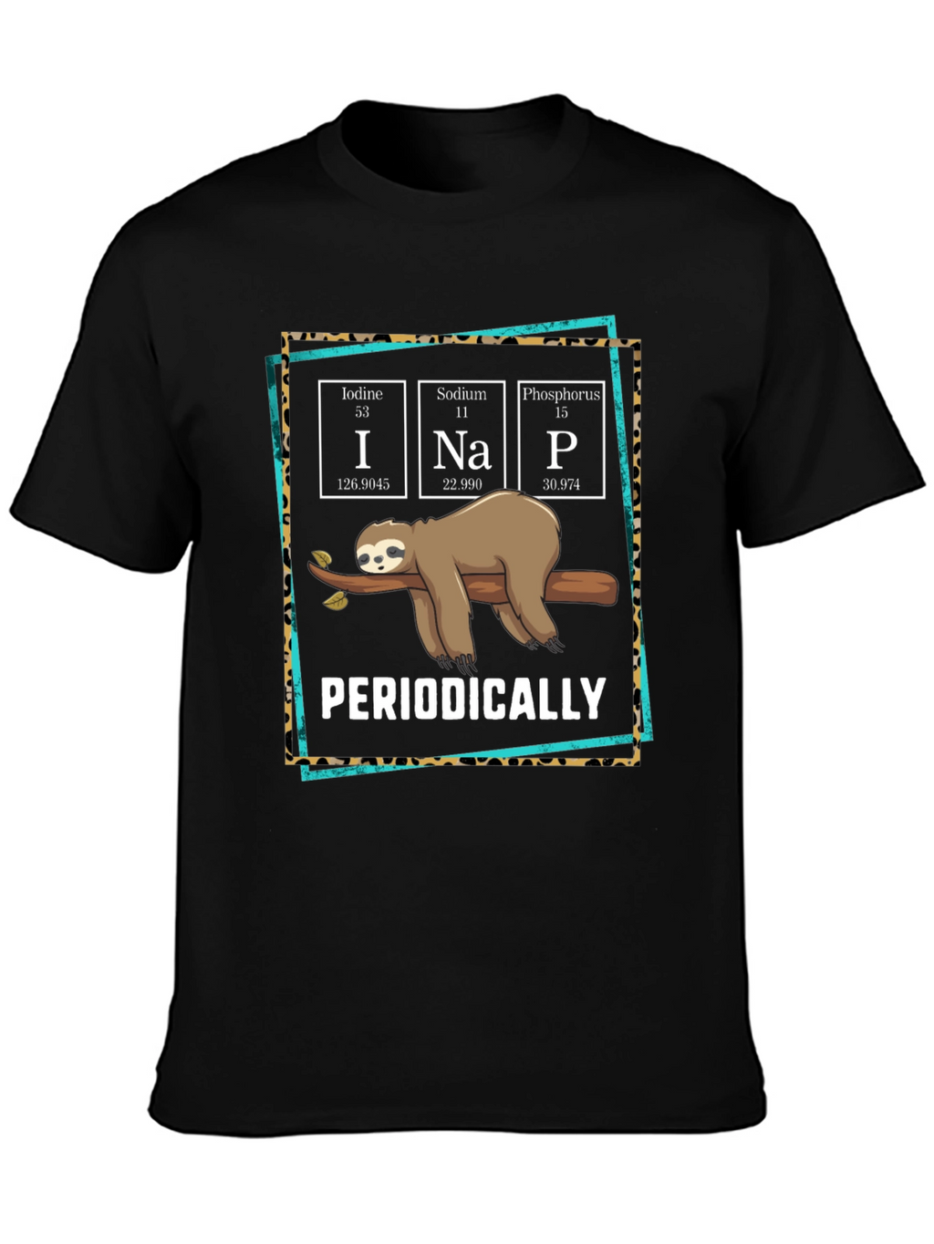 Funny Periodic Table Sloth T-Shirt