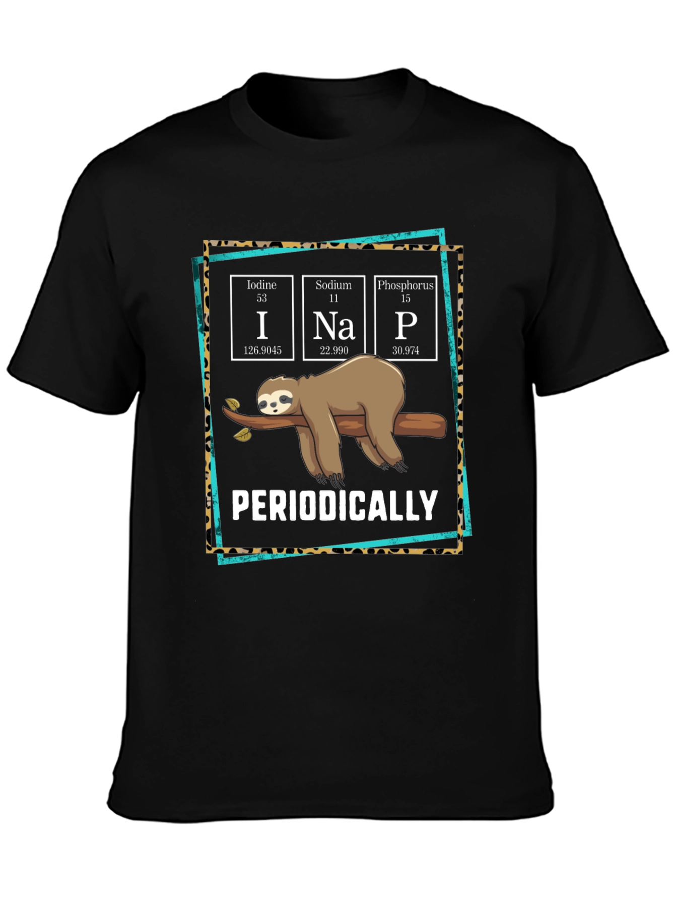 Funny Periodic Table Sloth T-Shirt