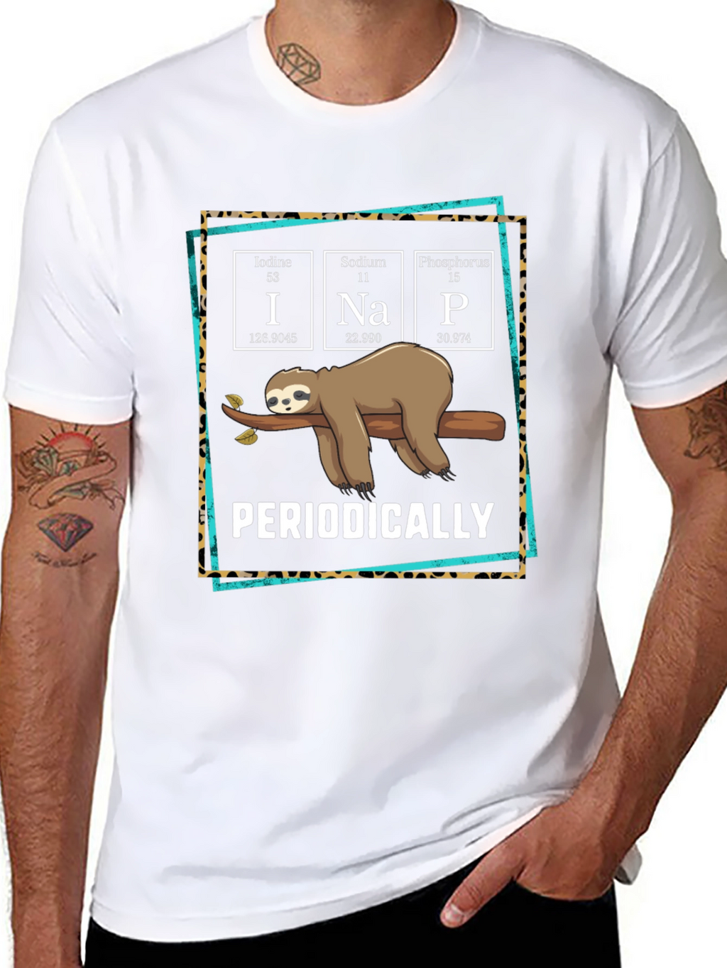 Funny Periodic Table Sloth T-Shirt
