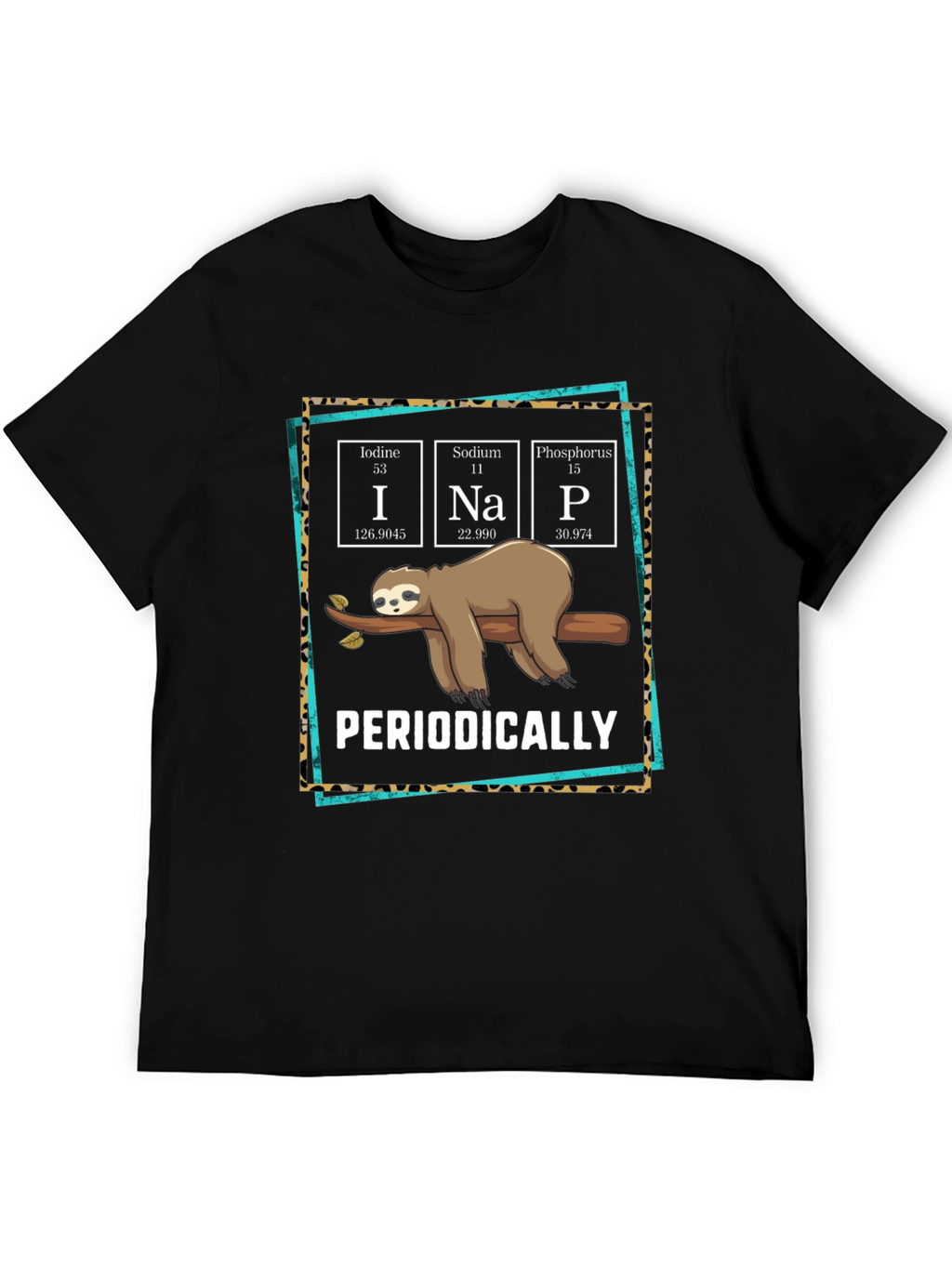 Funny Periodic Table Sloth T-Shirt