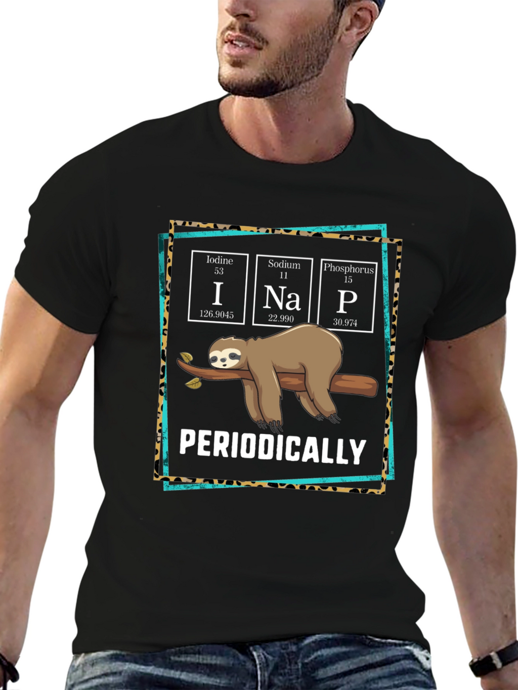Funny Periodic Table Sloth T-Shirt