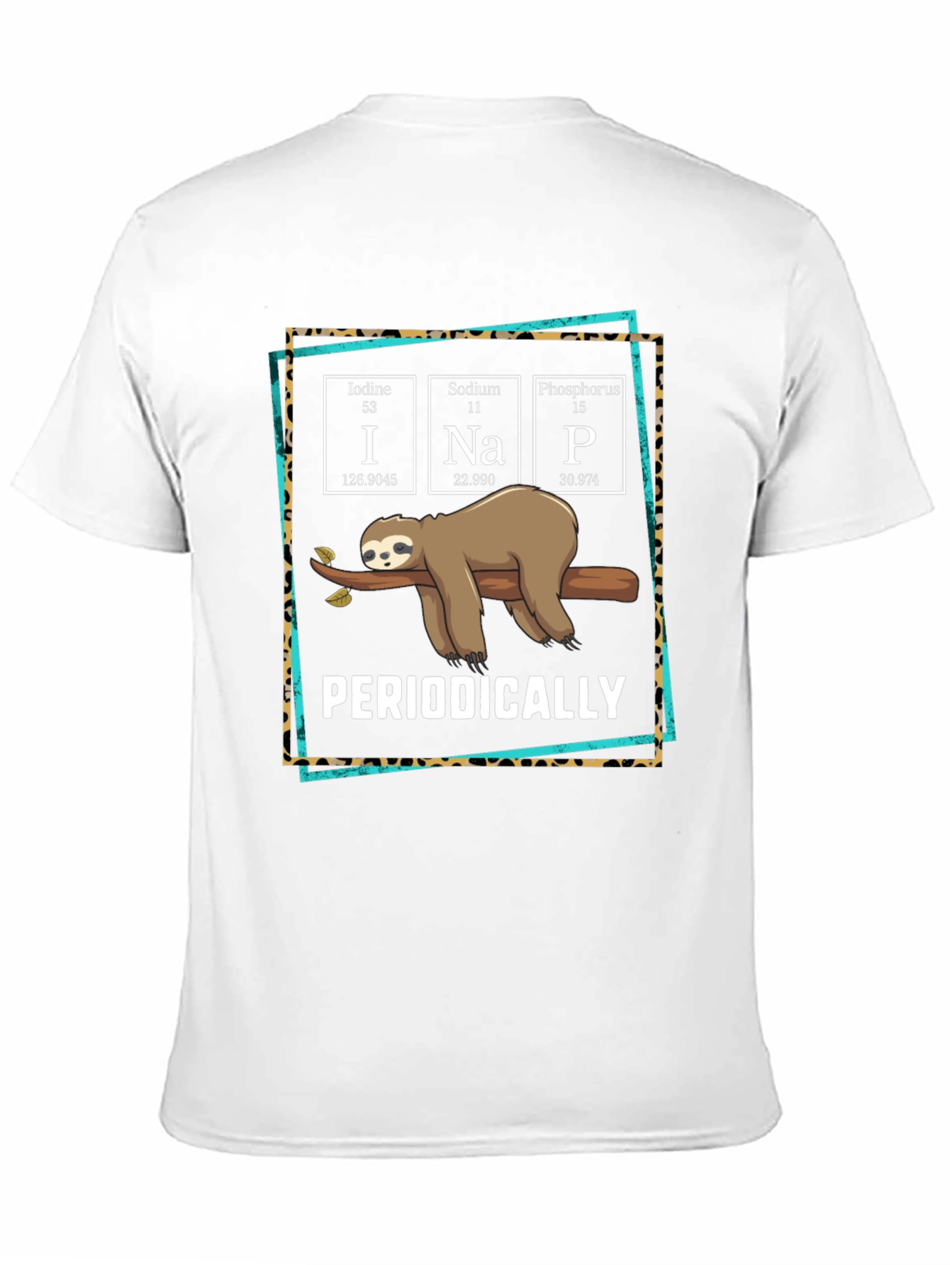 Funny Periodic Table Sloth T-Shirt