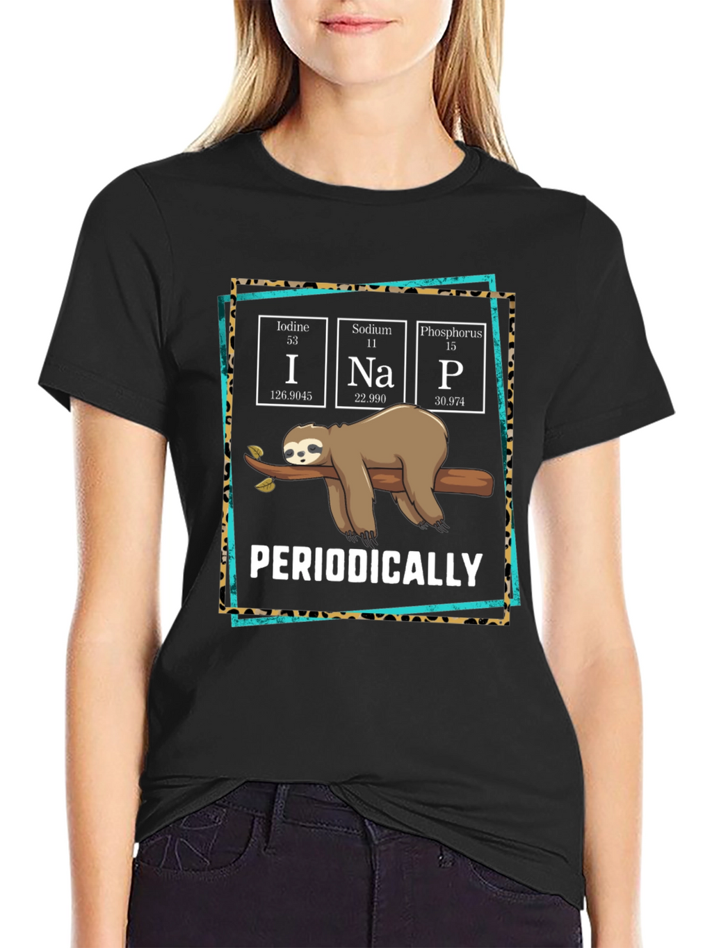Funny Periodic Table Sloth T-Shirt