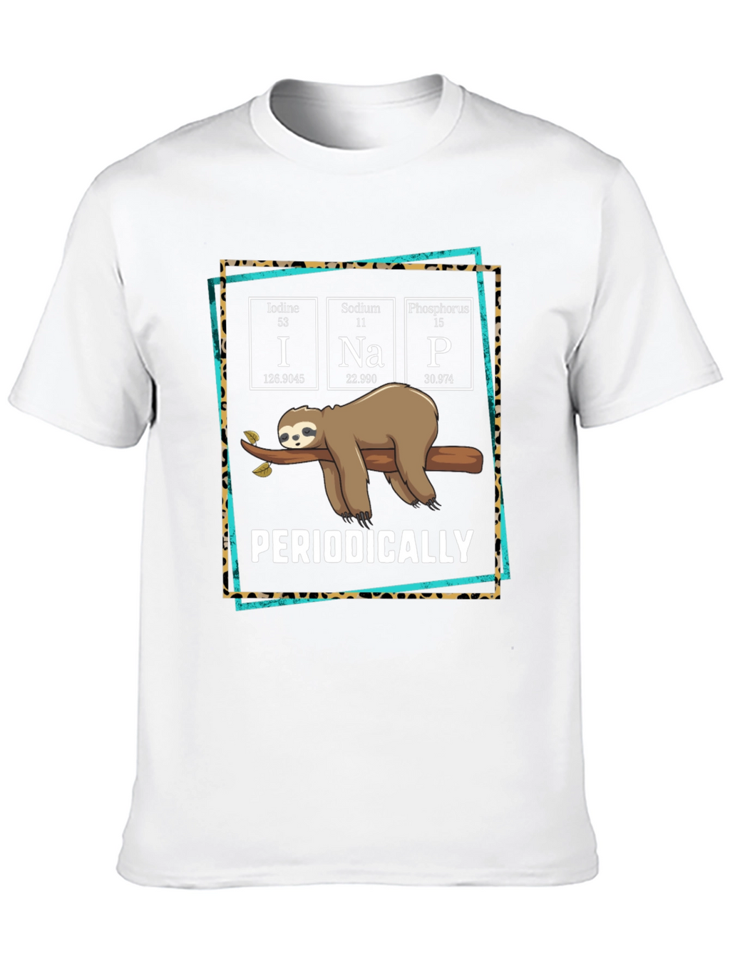 Funny Periodic Table Sloth T-Shirt