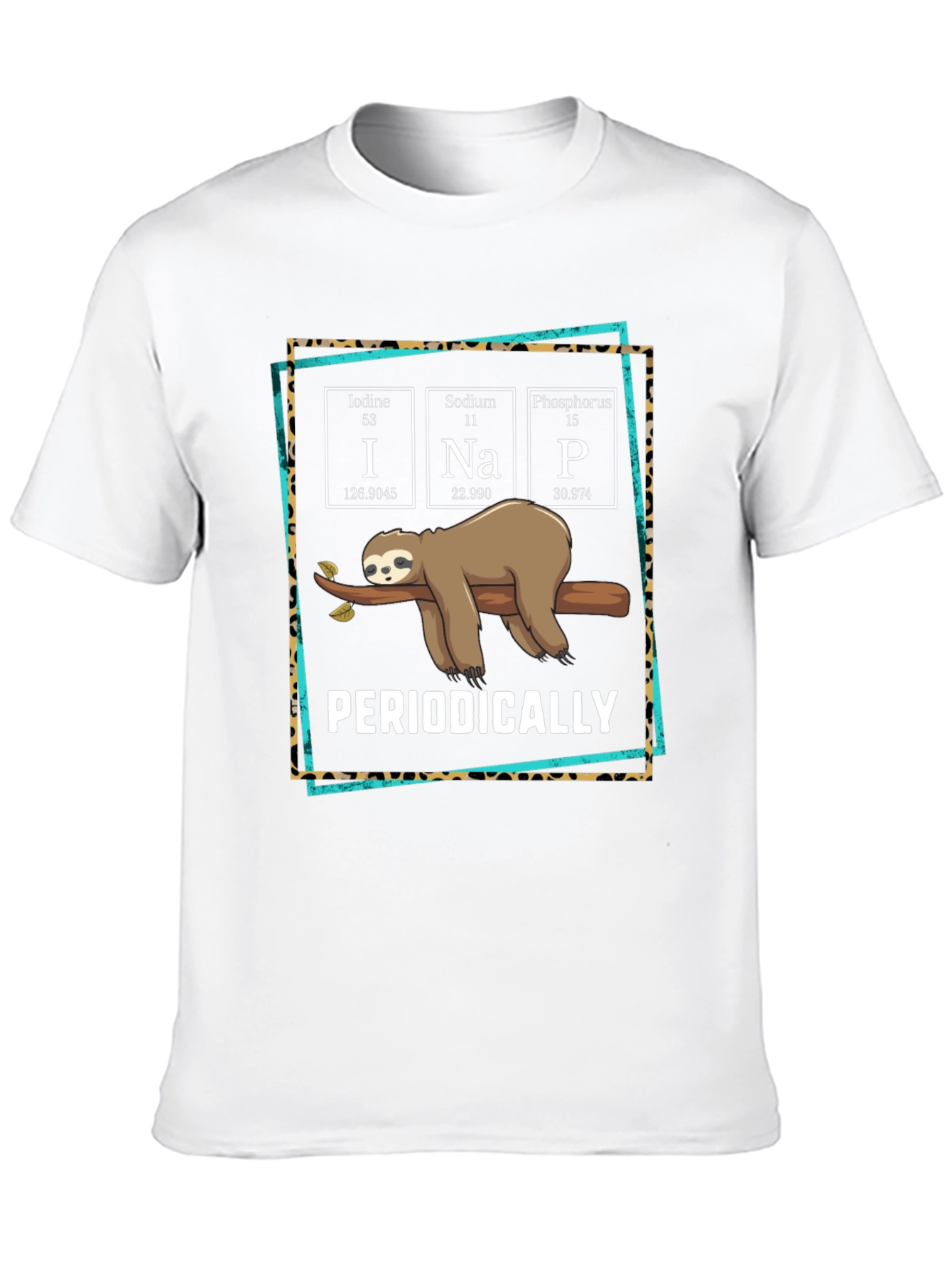 Funny Periodic Table Sloth T-Shirt